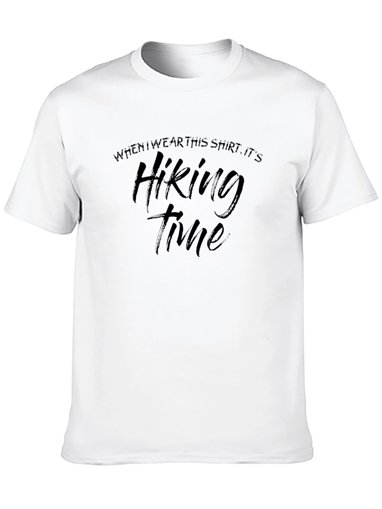 Hiking Time Graphic T-Shirt - Black