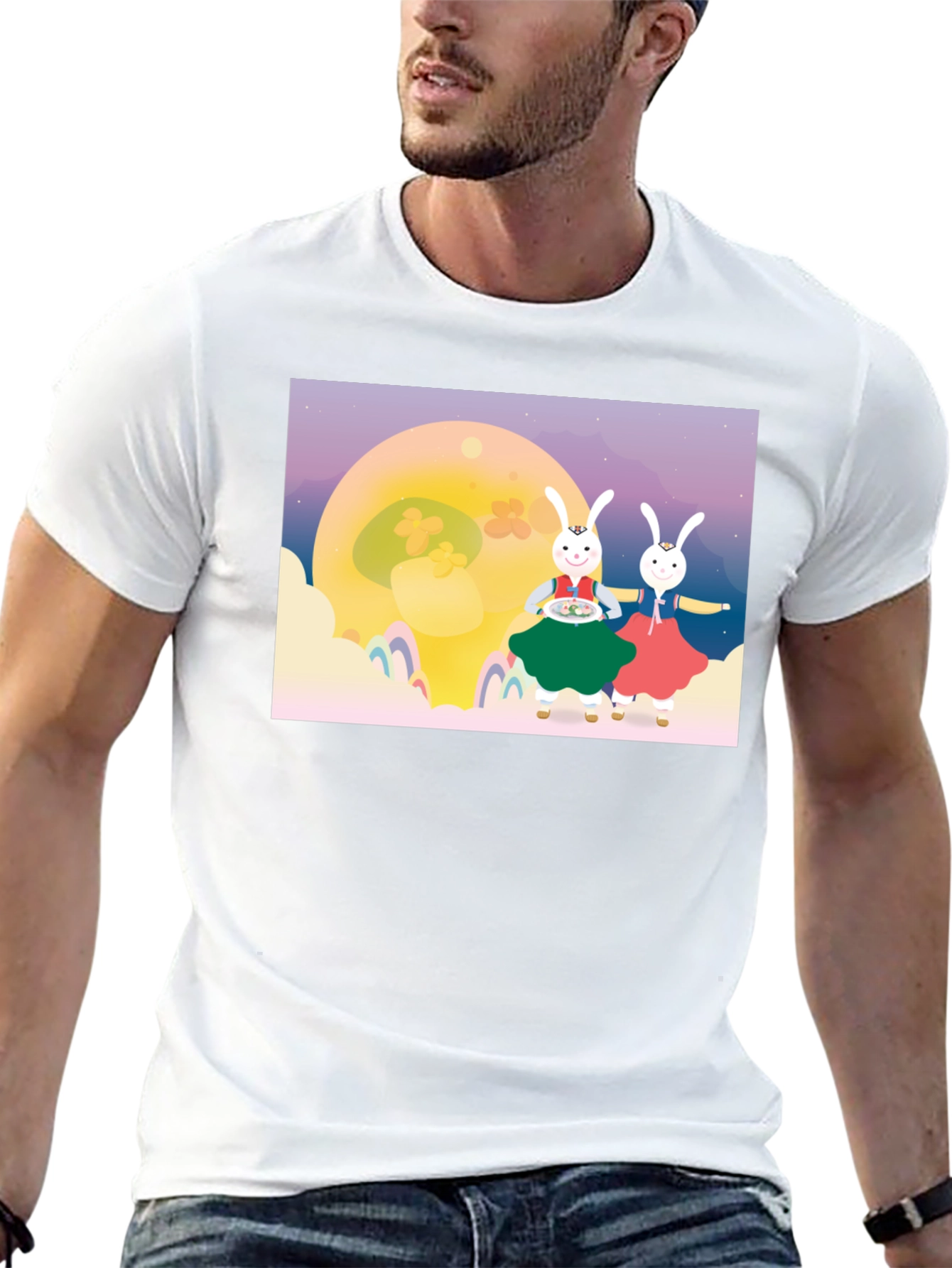 Mid-Autumn Festival Rabbit T-Shirt