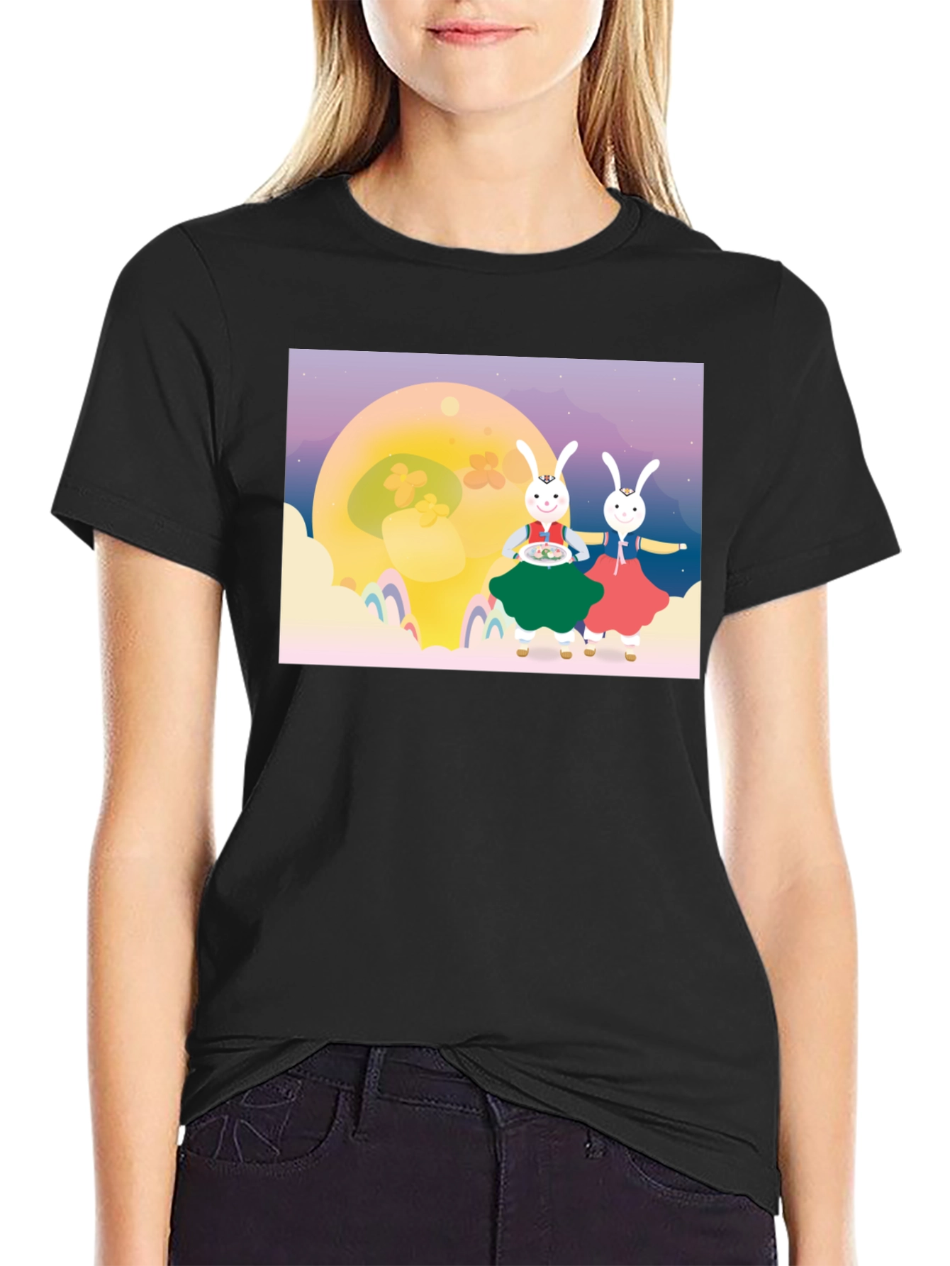 Mid-Autumn Festival Rabbit T-Shirt