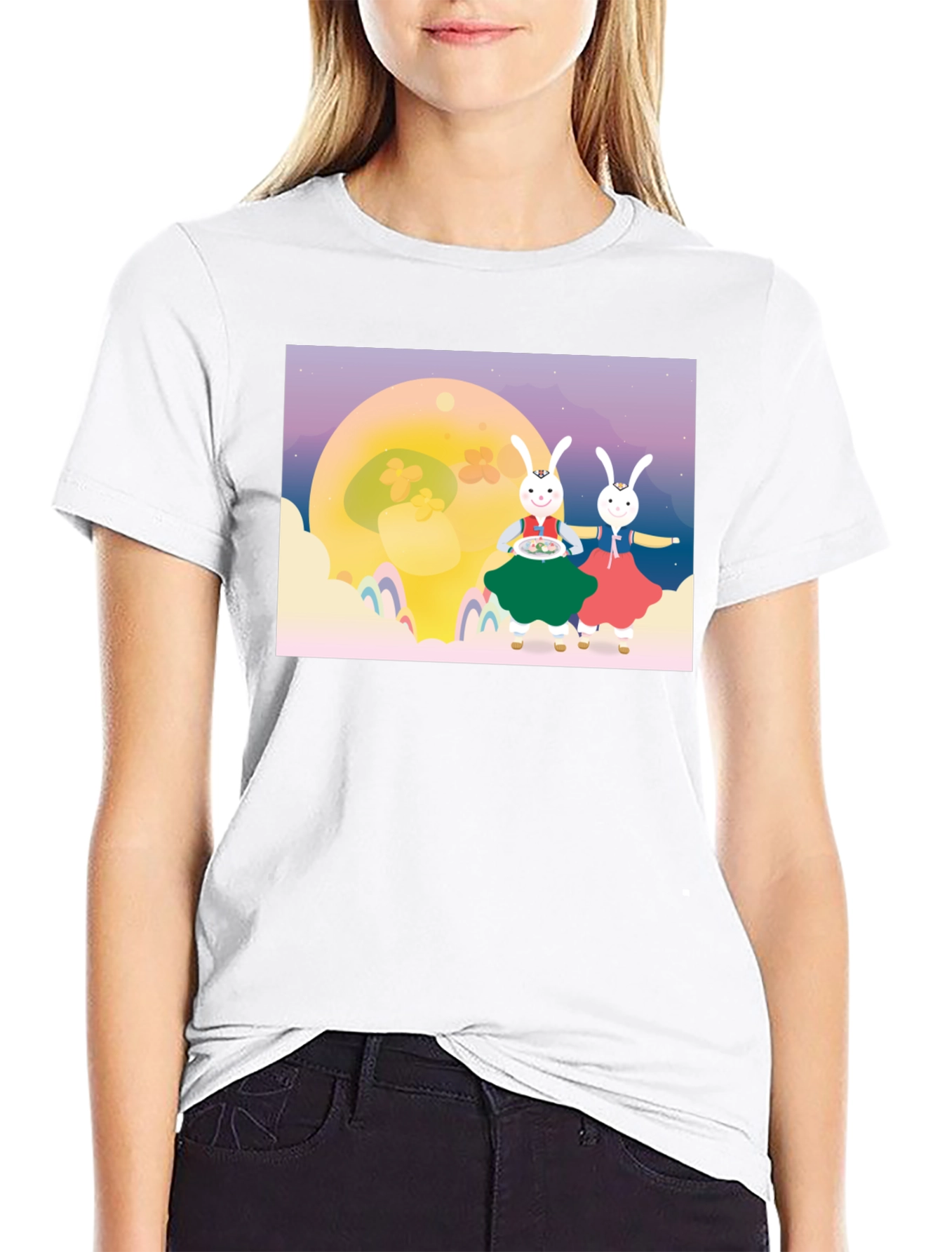 Mid-Autumn Festival Rabbit T-Shirt