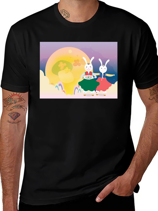 Mid-Autumn Festival Rabbit T-Shirt