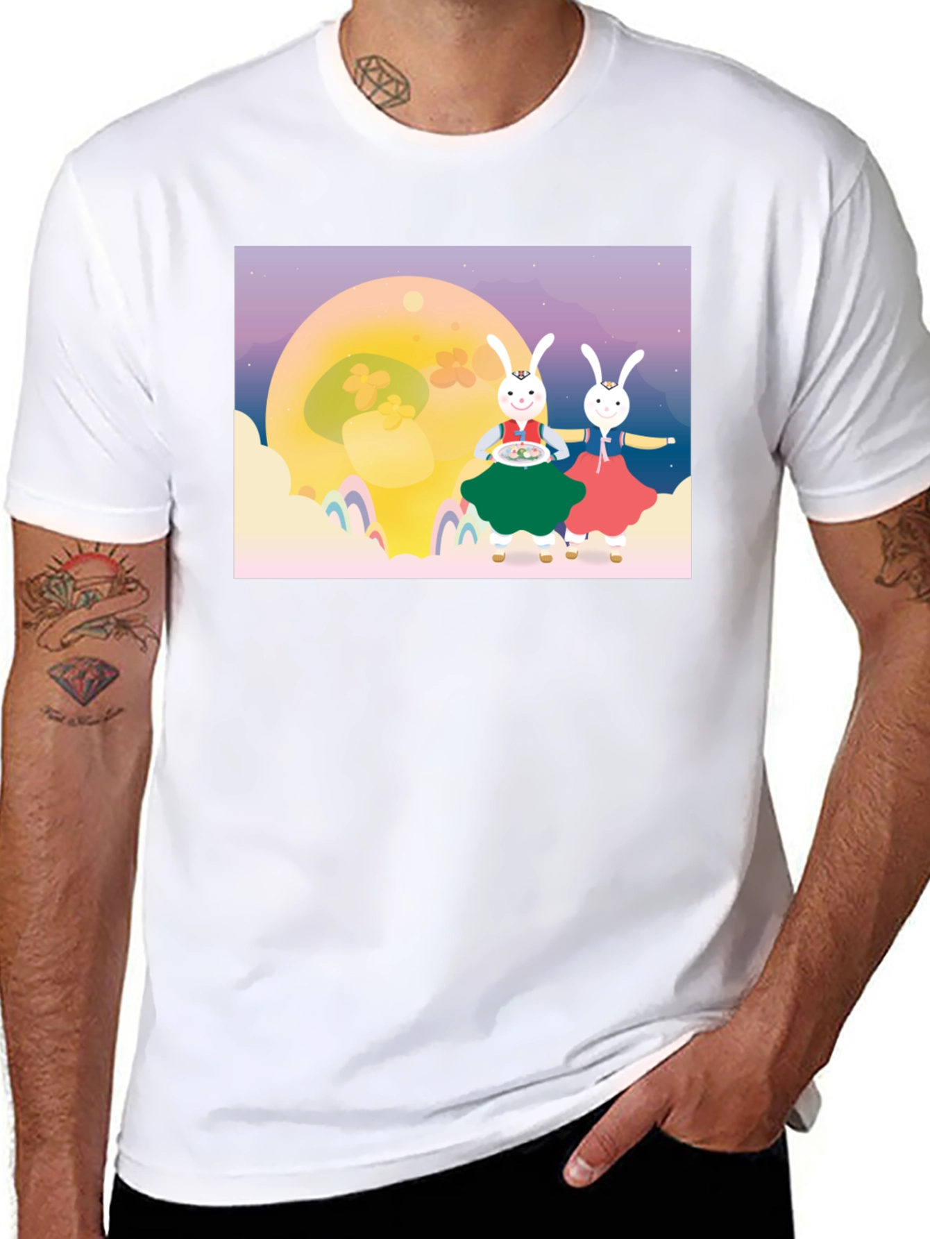 Mid-Autumn Festival Rabbit T-Shirt