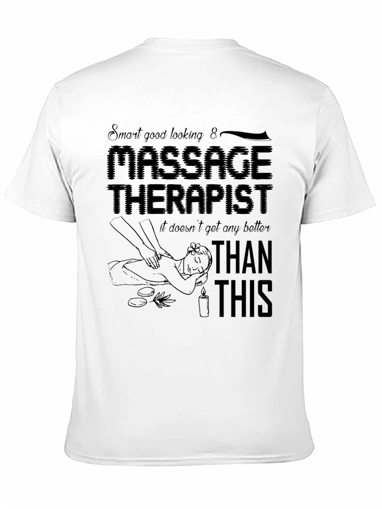 Massage Therapist T-Shirt - Relaxing Spa Design