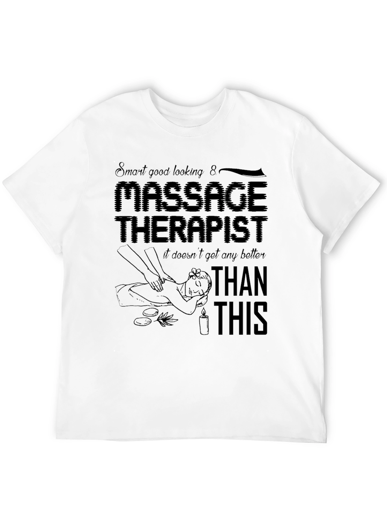 Massage Therapist T-Shirt - Relaxing Spa Design