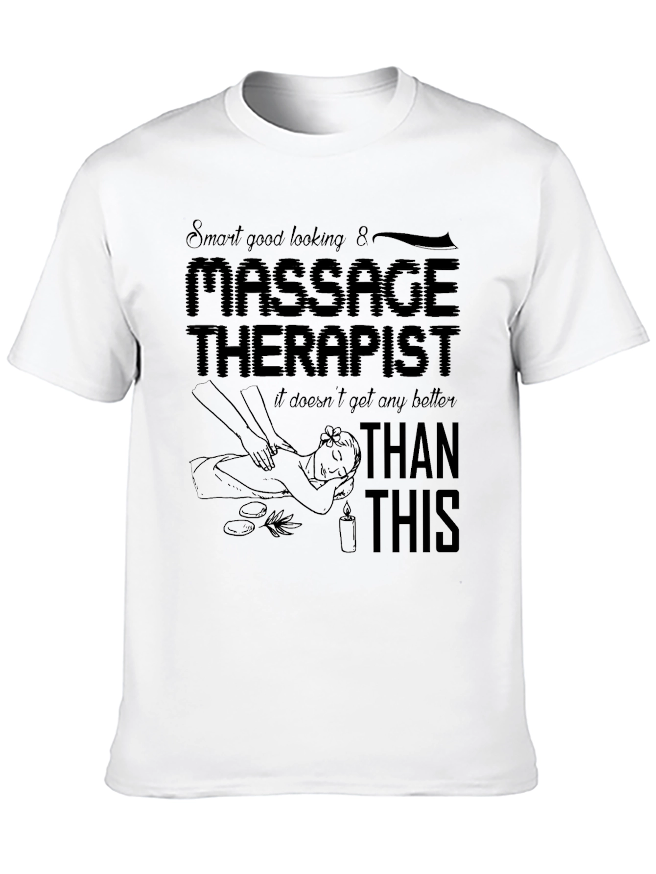 Massage Therapist T-Shirt - Relaxing Spa Design