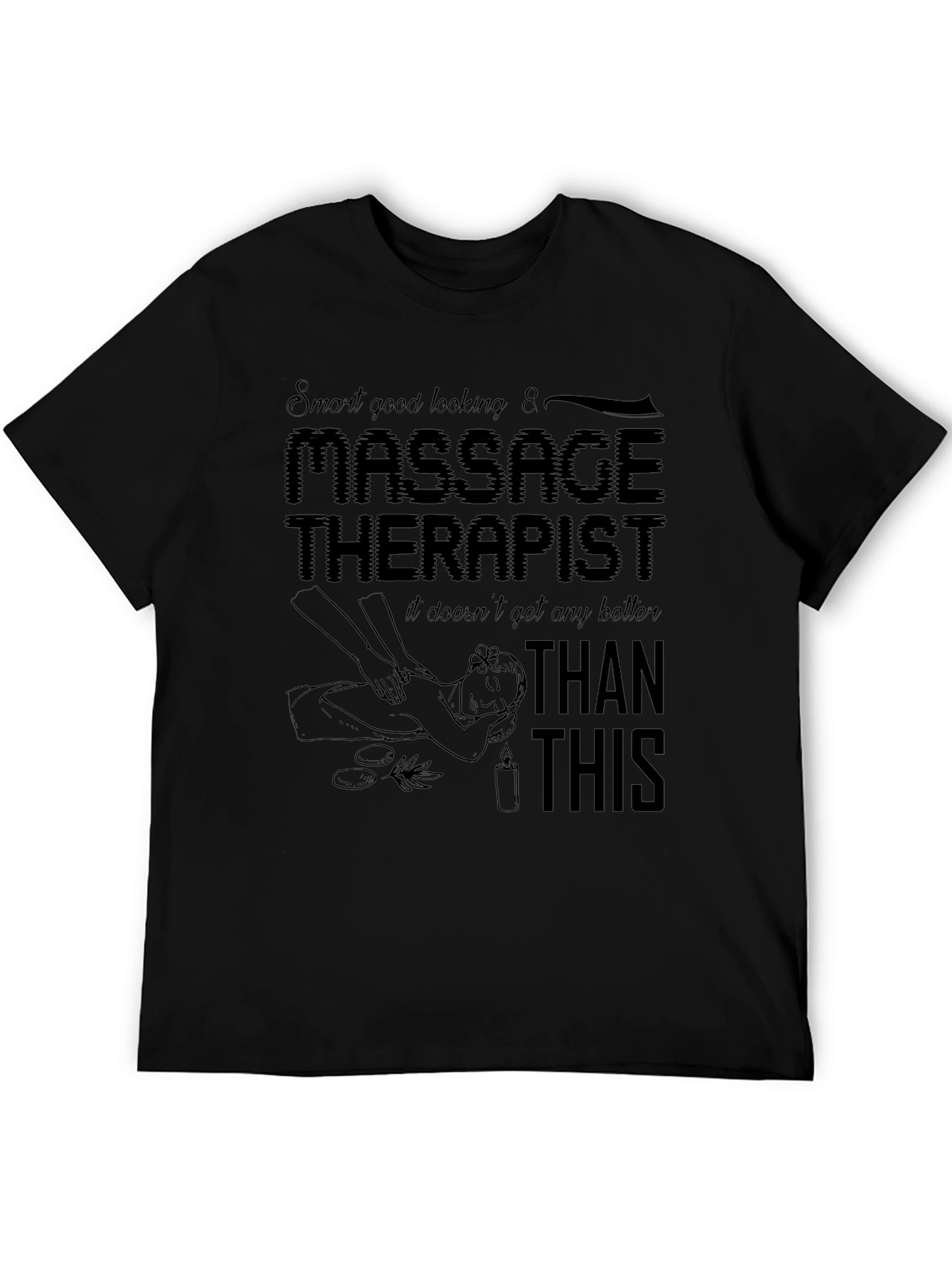 Massage Therapist T-Shirt - Relaxing Spa Design