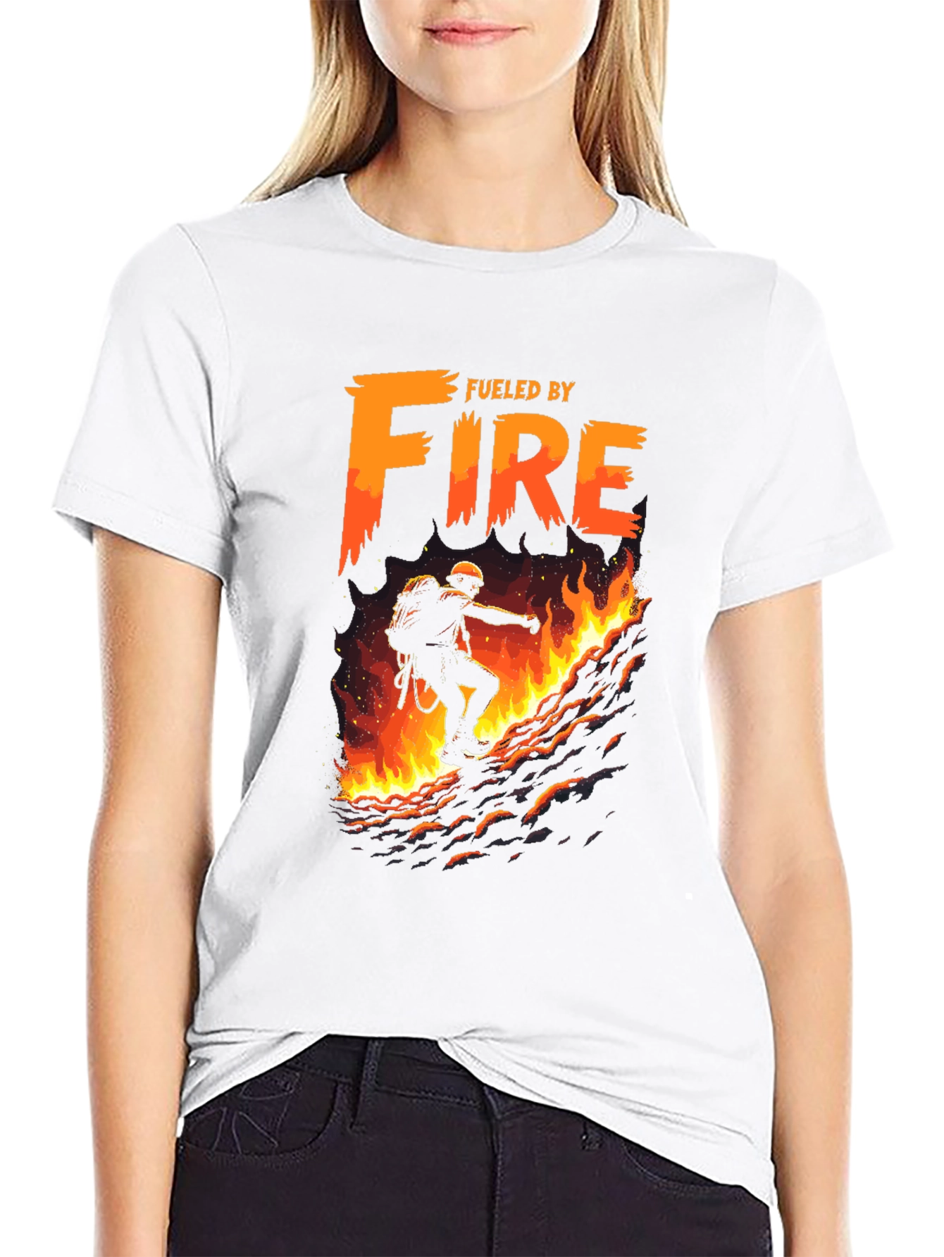 Fueled By Fire Graphic T-Shirt