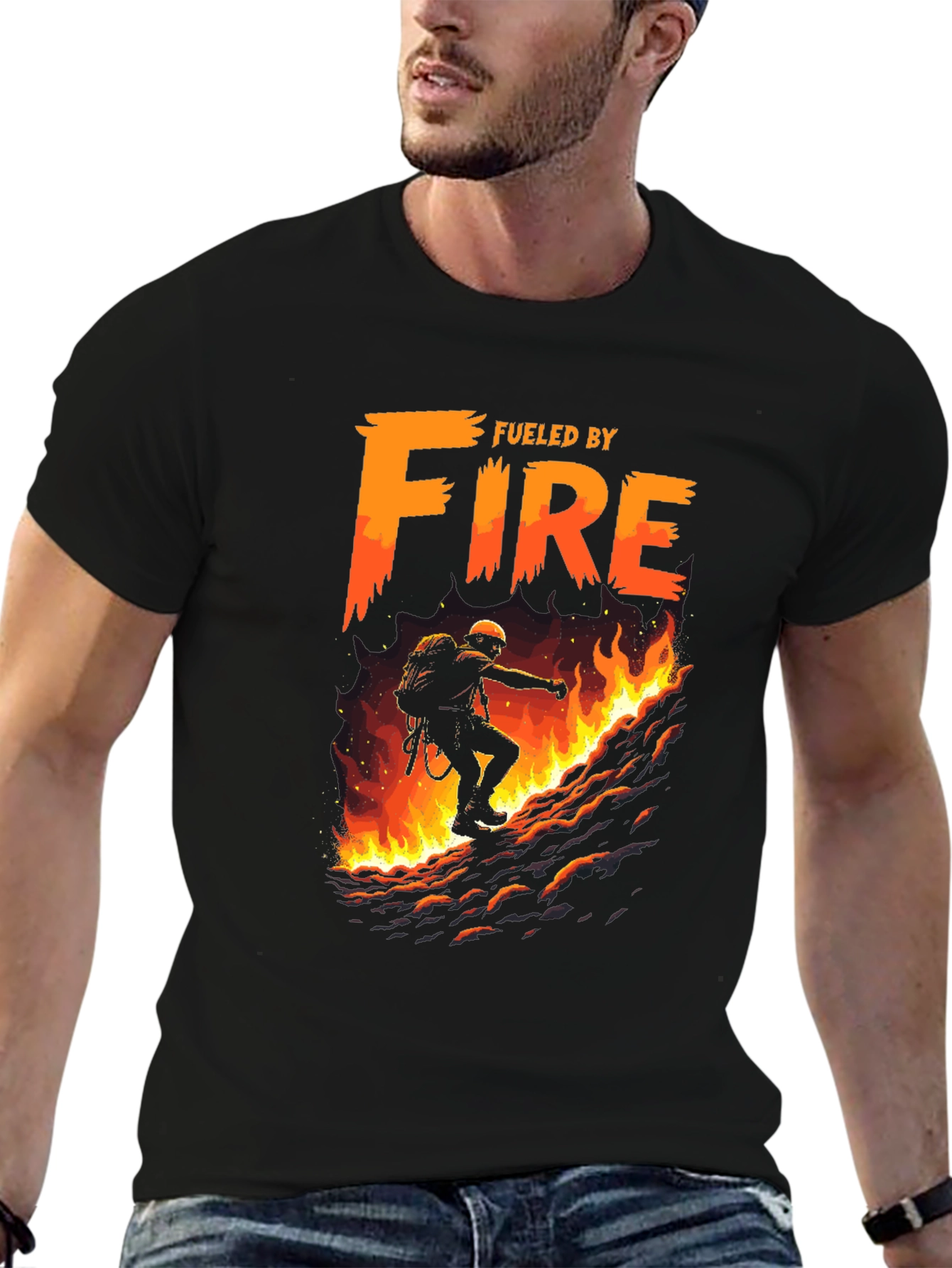 Fueled By Fire Graphic T-Shirt