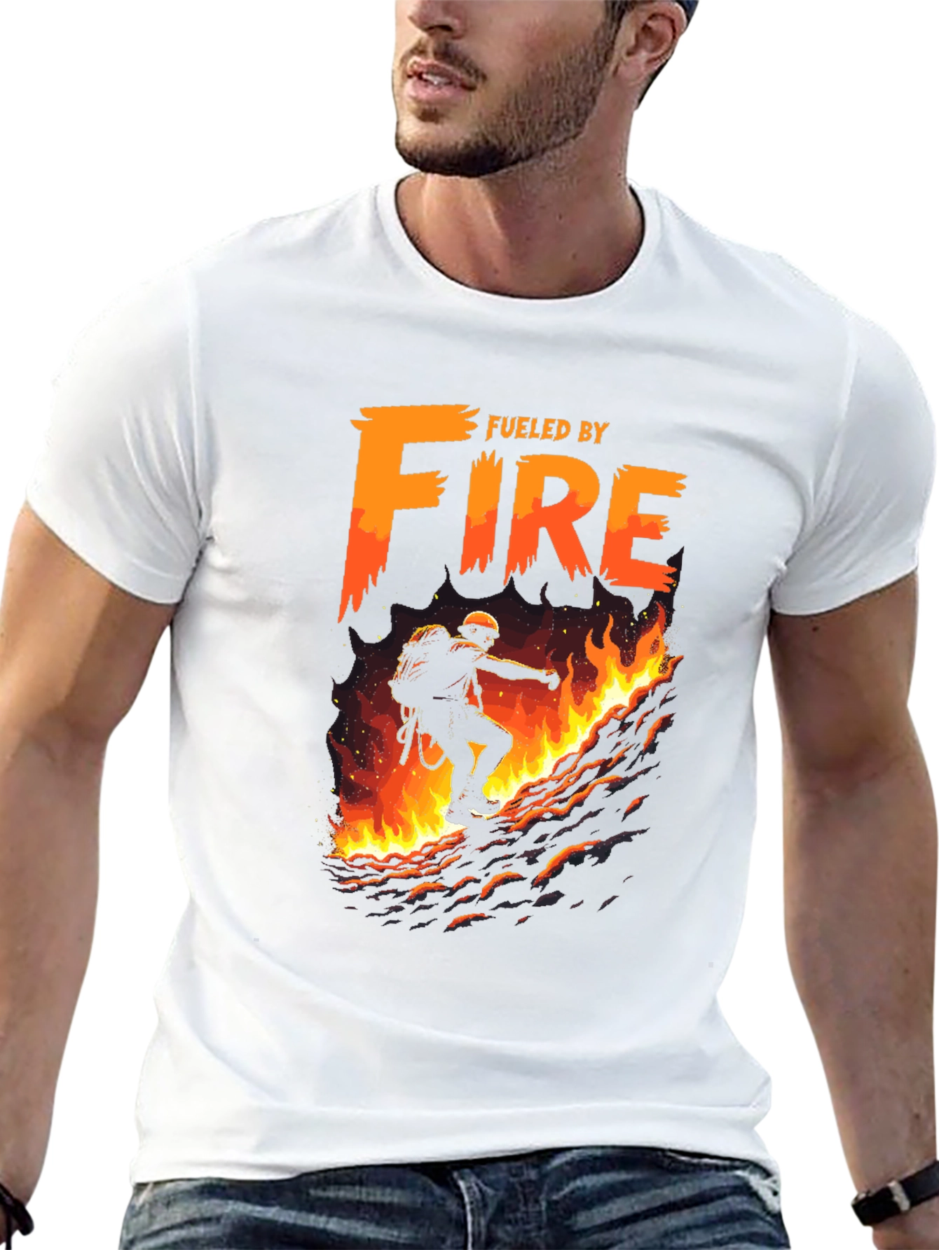 Fueled By Fire Graphic T-Shirt