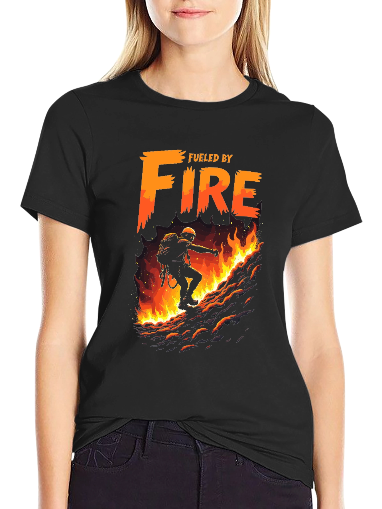 Fueled By Fire Graphic T-Shirt