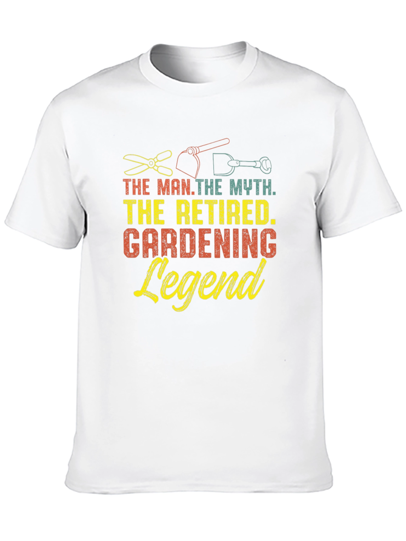 Retired Gardening Legend T-Shirt Funny Gardener Gift
