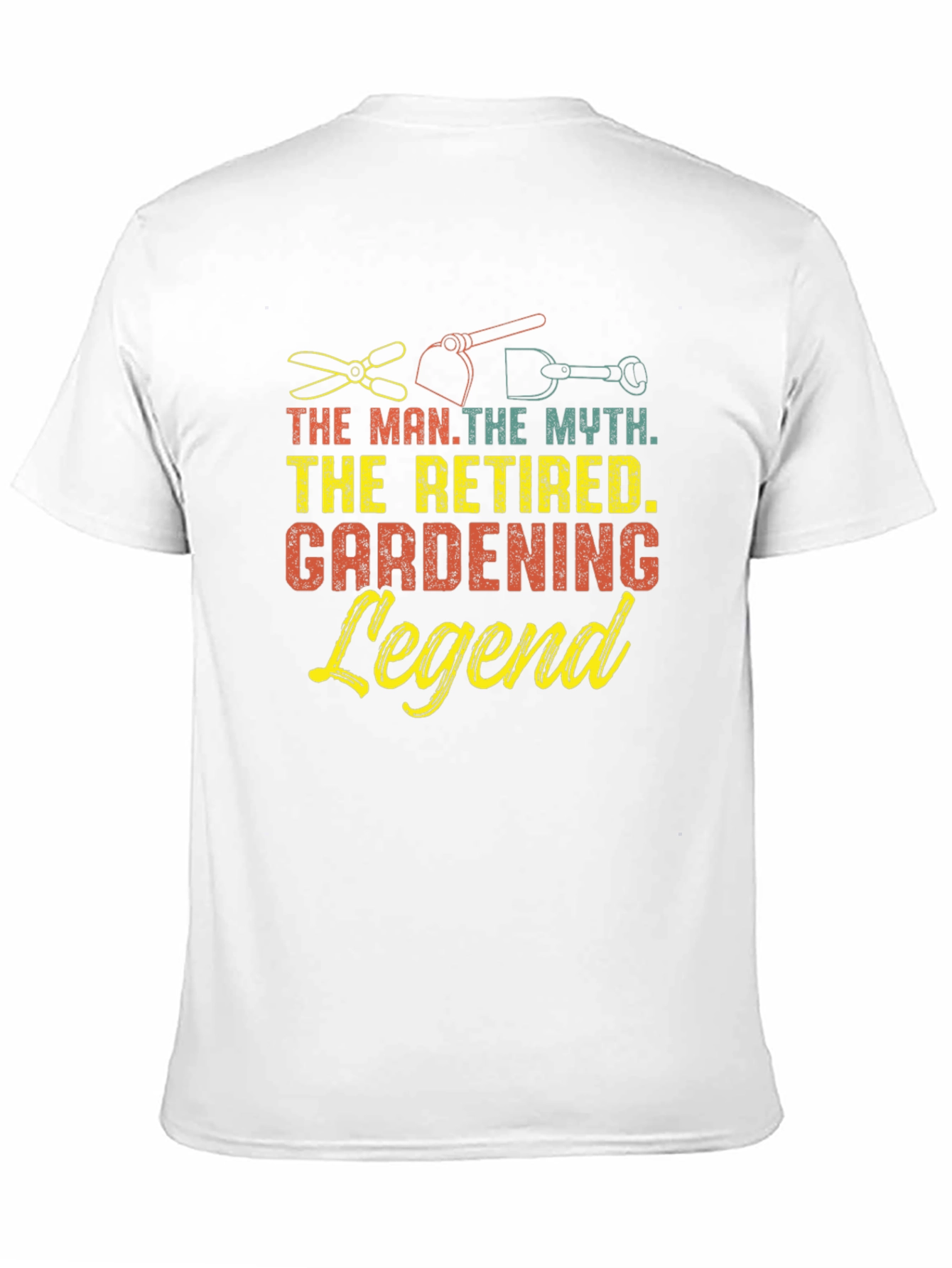 Retired Gardening Legend T-Shirt Funny Gardener Gift