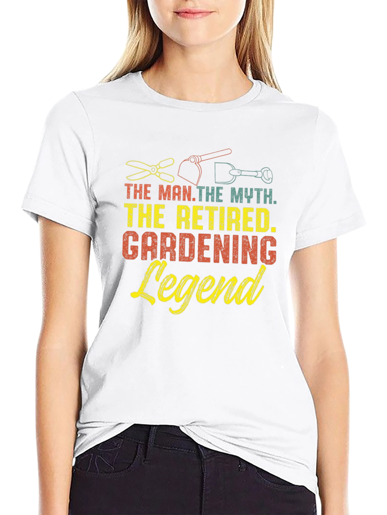 Retired Gardening Legend T-Shirt Funny Gardener Gift
