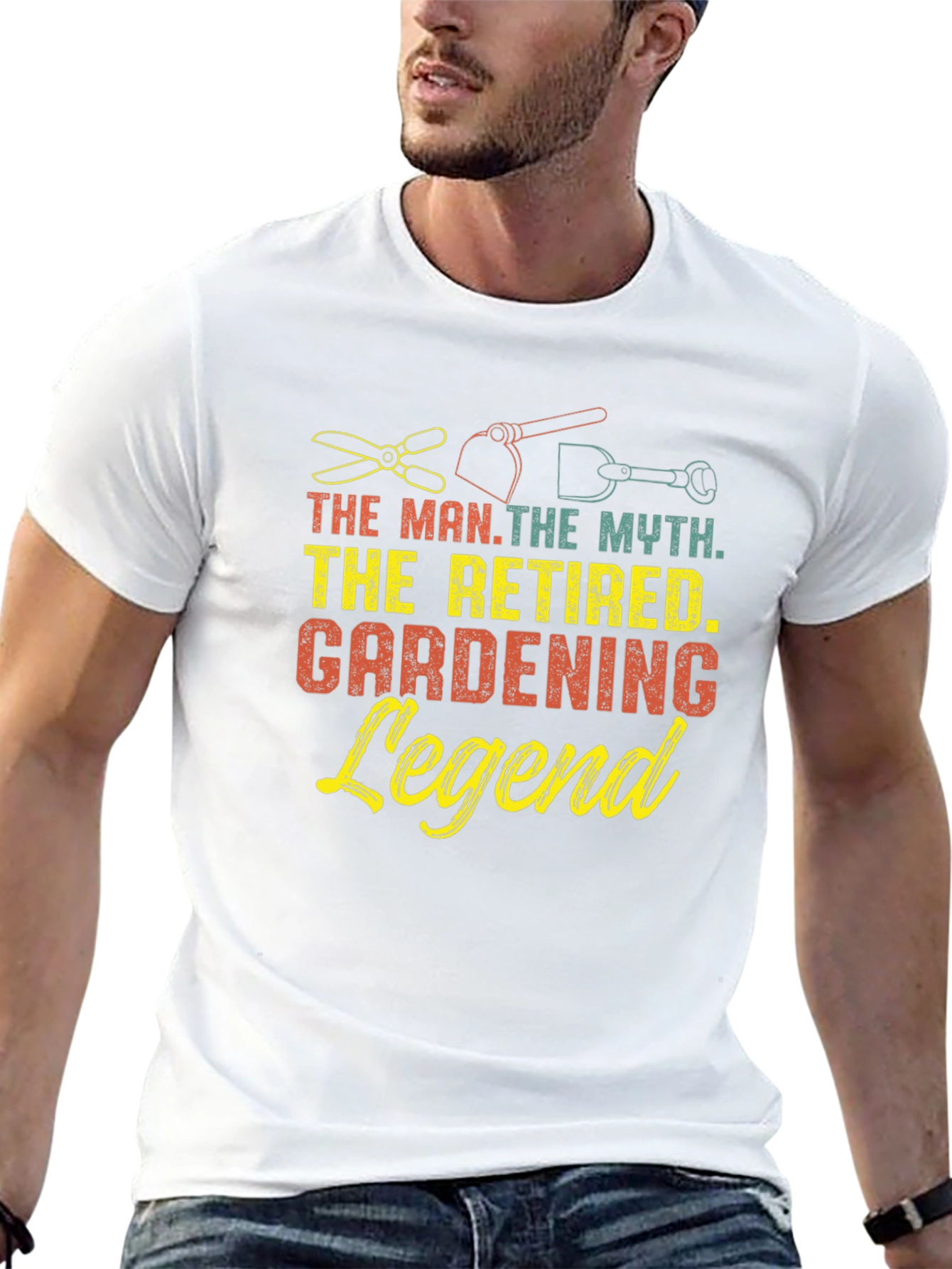 Retired Gardening Legend T-Shirt Funny Gardener Gift