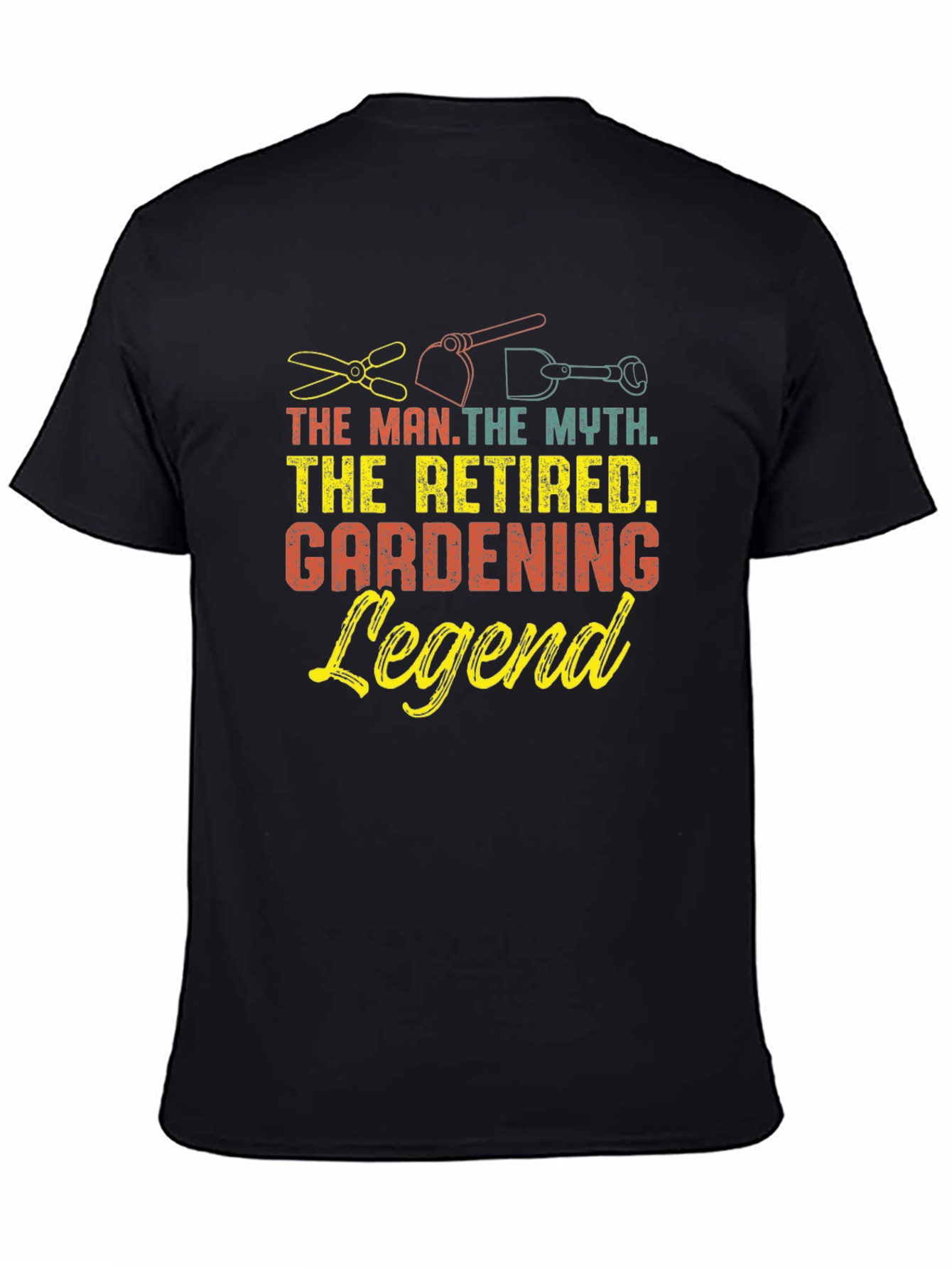 Retired Gardening Legend T-Shirt Funny Gardener Gift