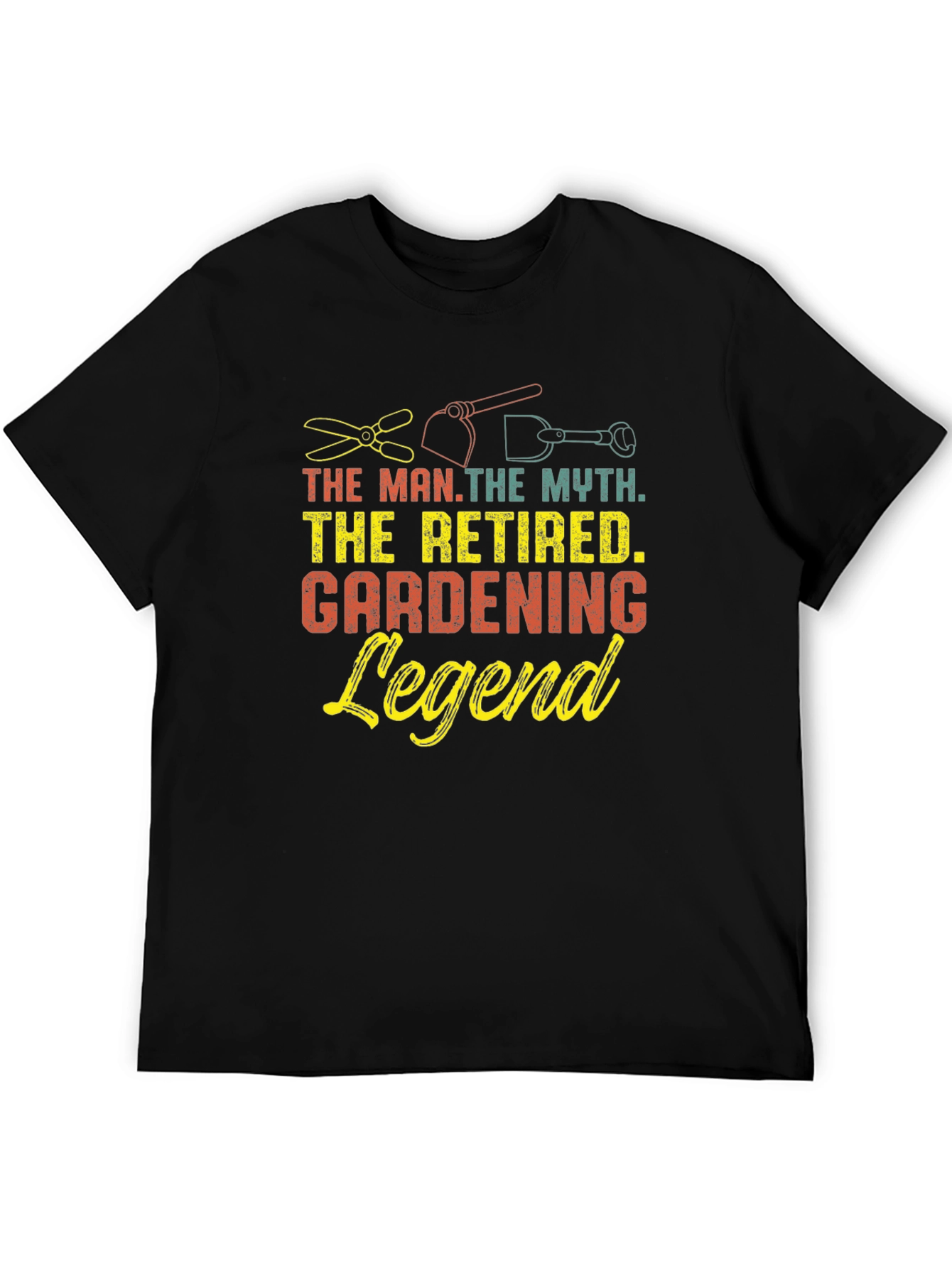 Retired Gardening Legend T-Shirt Funny Gardener Gift