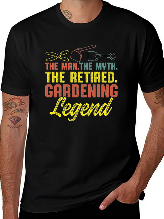 Retired Gardening Legend T-Shirt Funny Gardener Gift