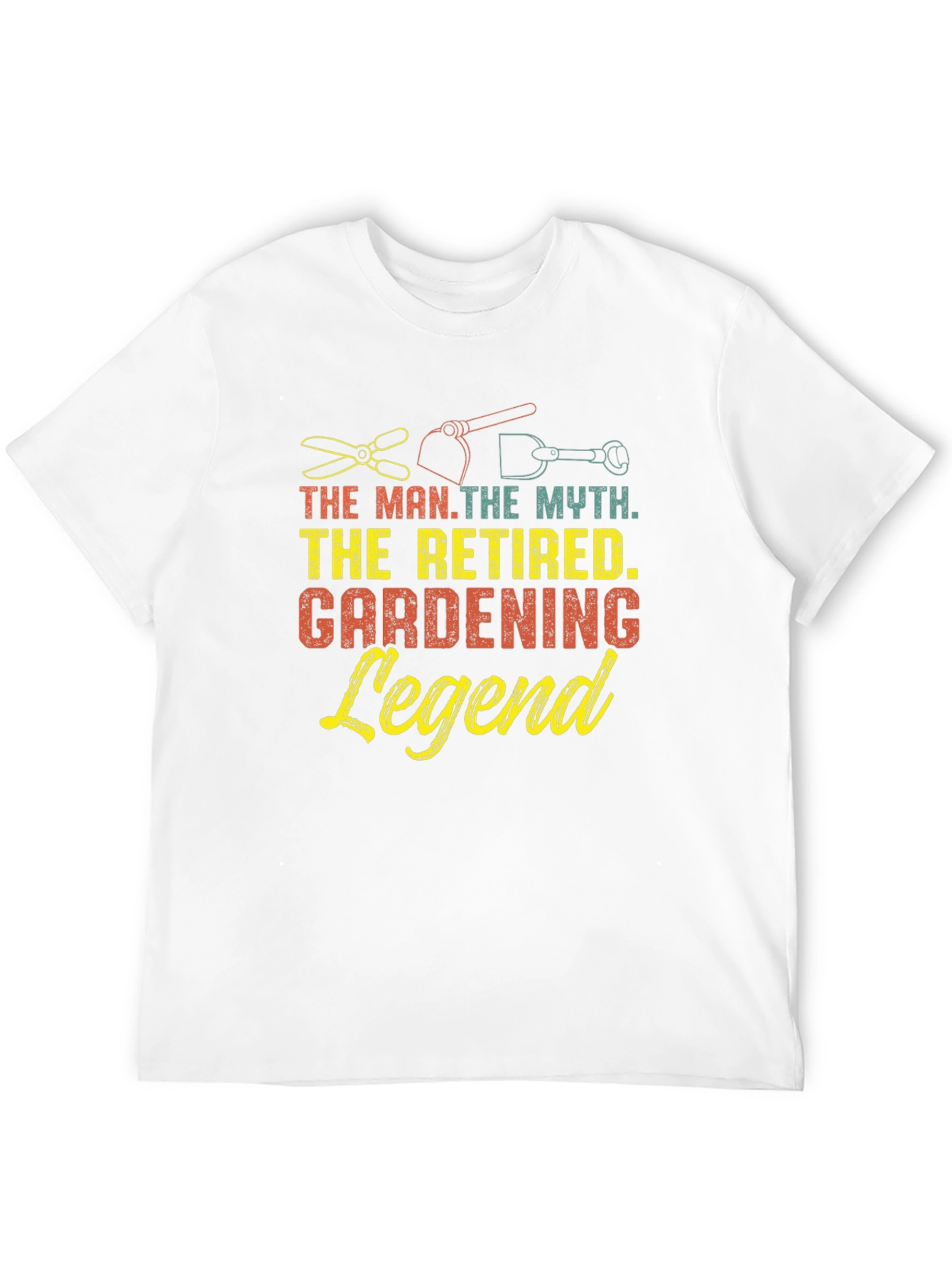 Retired Gardening Legend T-Shirt Funny Gardener Gift
