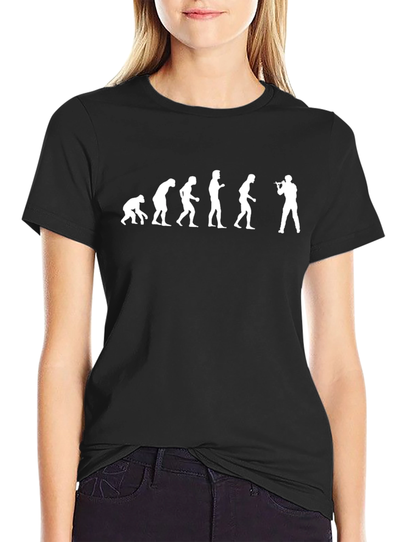 Evolution of the Sniper T-Shirt - Black
