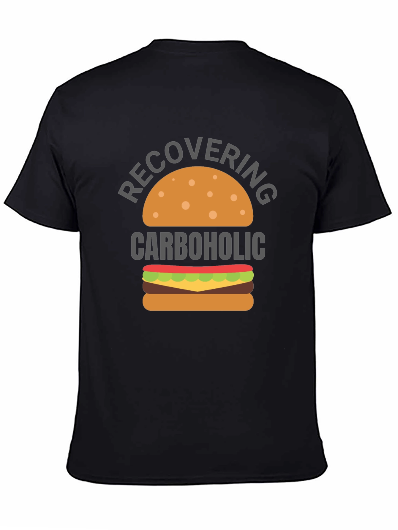 Recovering Carboholic T-Shirt - Funny Foodie Tee