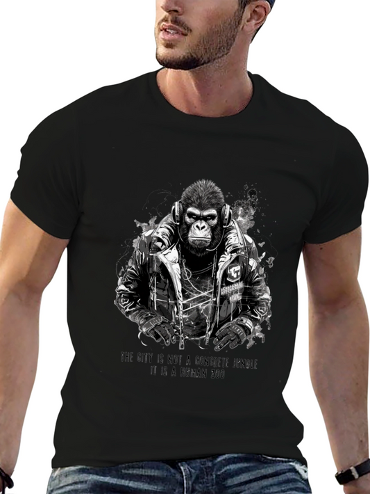 DJ Gorilla Graphic Tee - Black