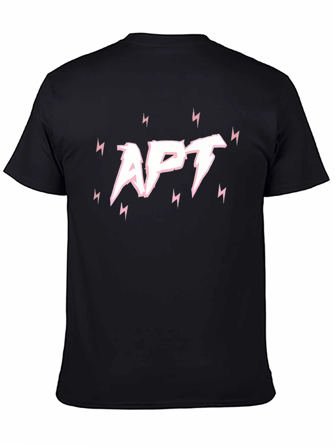 APT Lightning Bolt Graphic Tee - Black