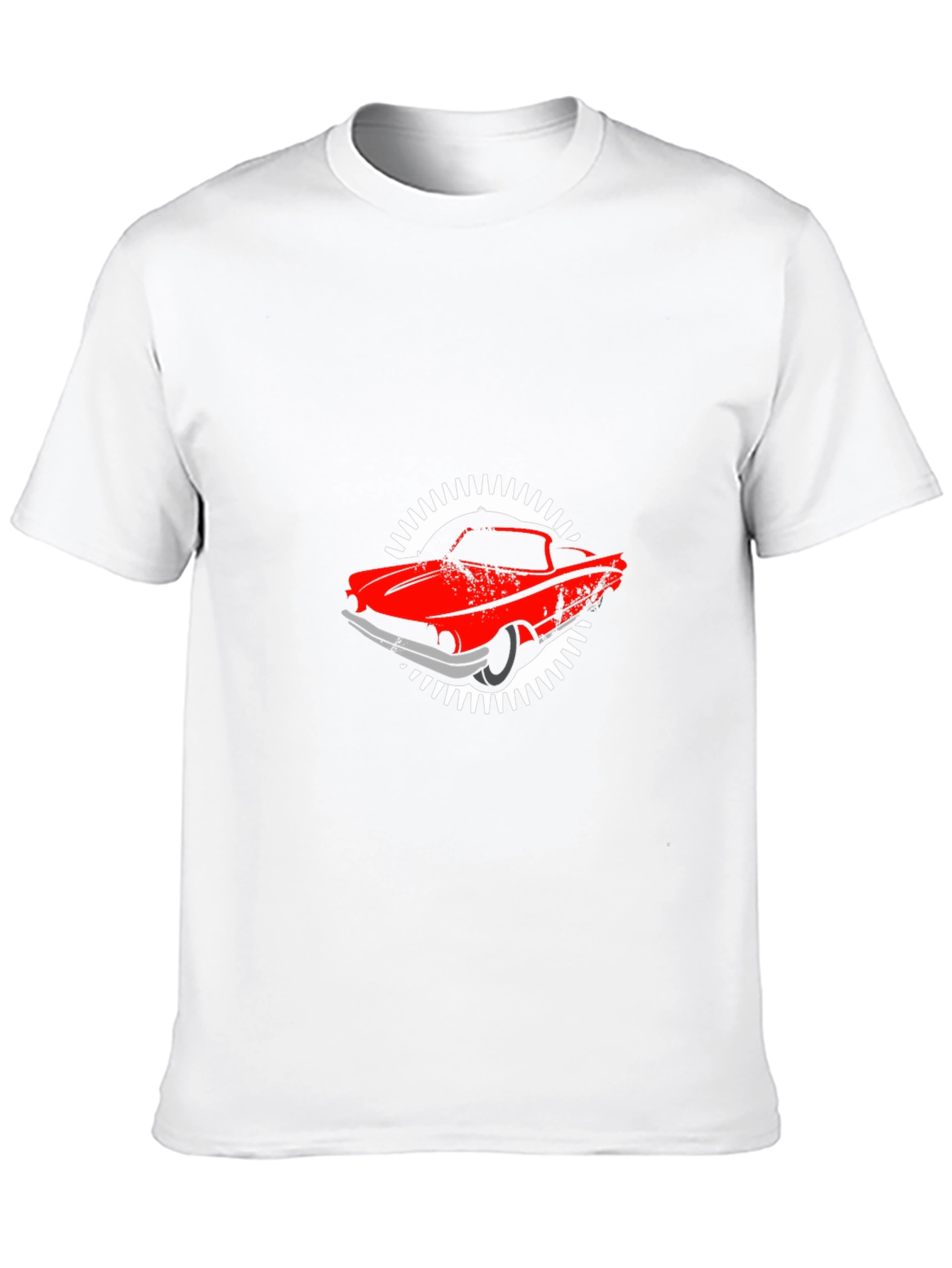 Retro Car Graphic Black T-Shirt