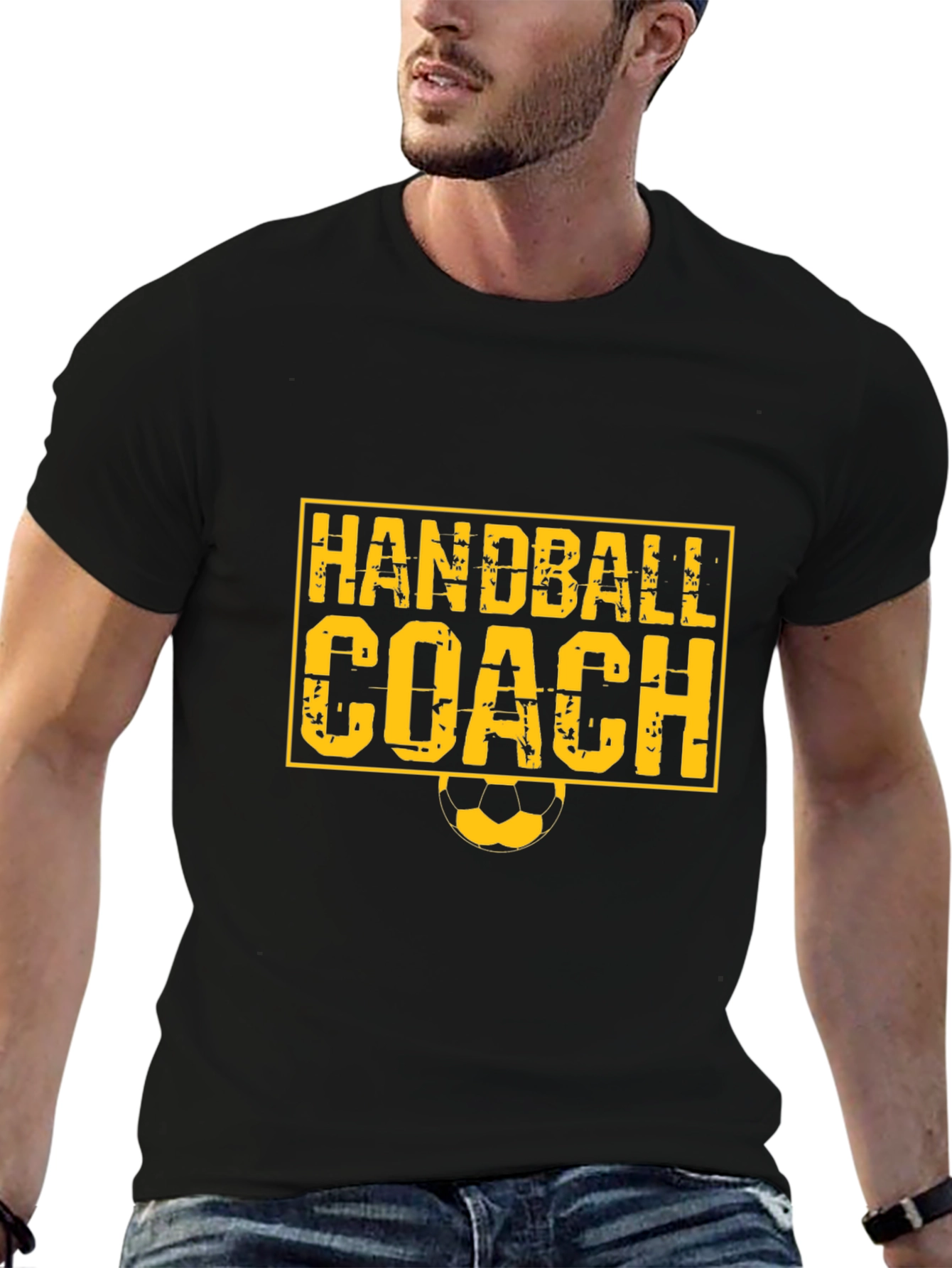 Handball Coach Graphic T-Shirt