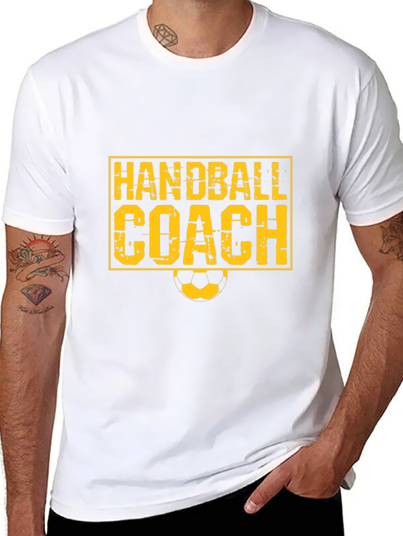 Handball Coach Graphic T-Shirt