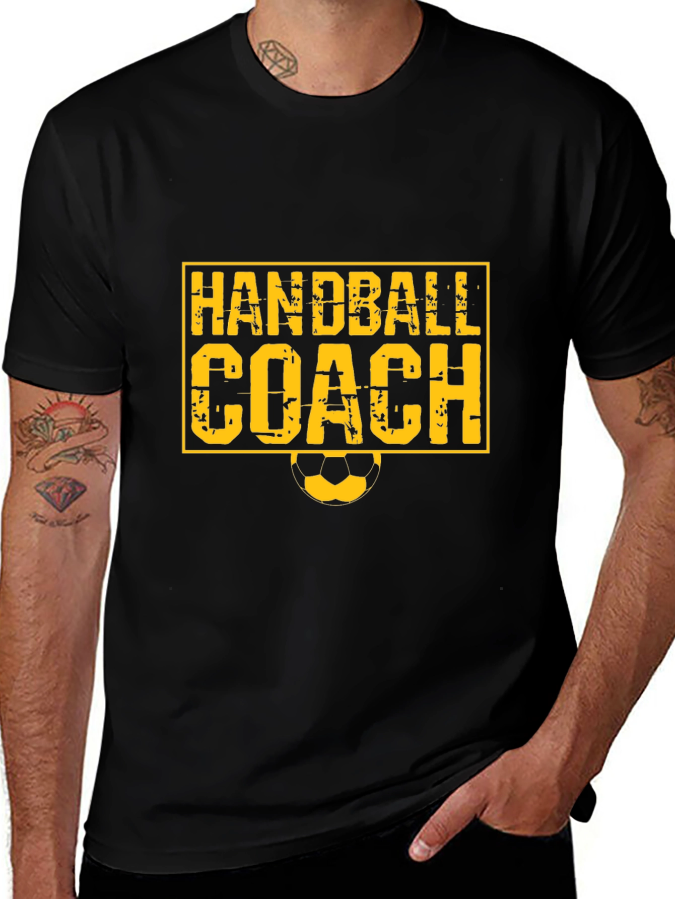 Handball Coach Graphic T-Shirt