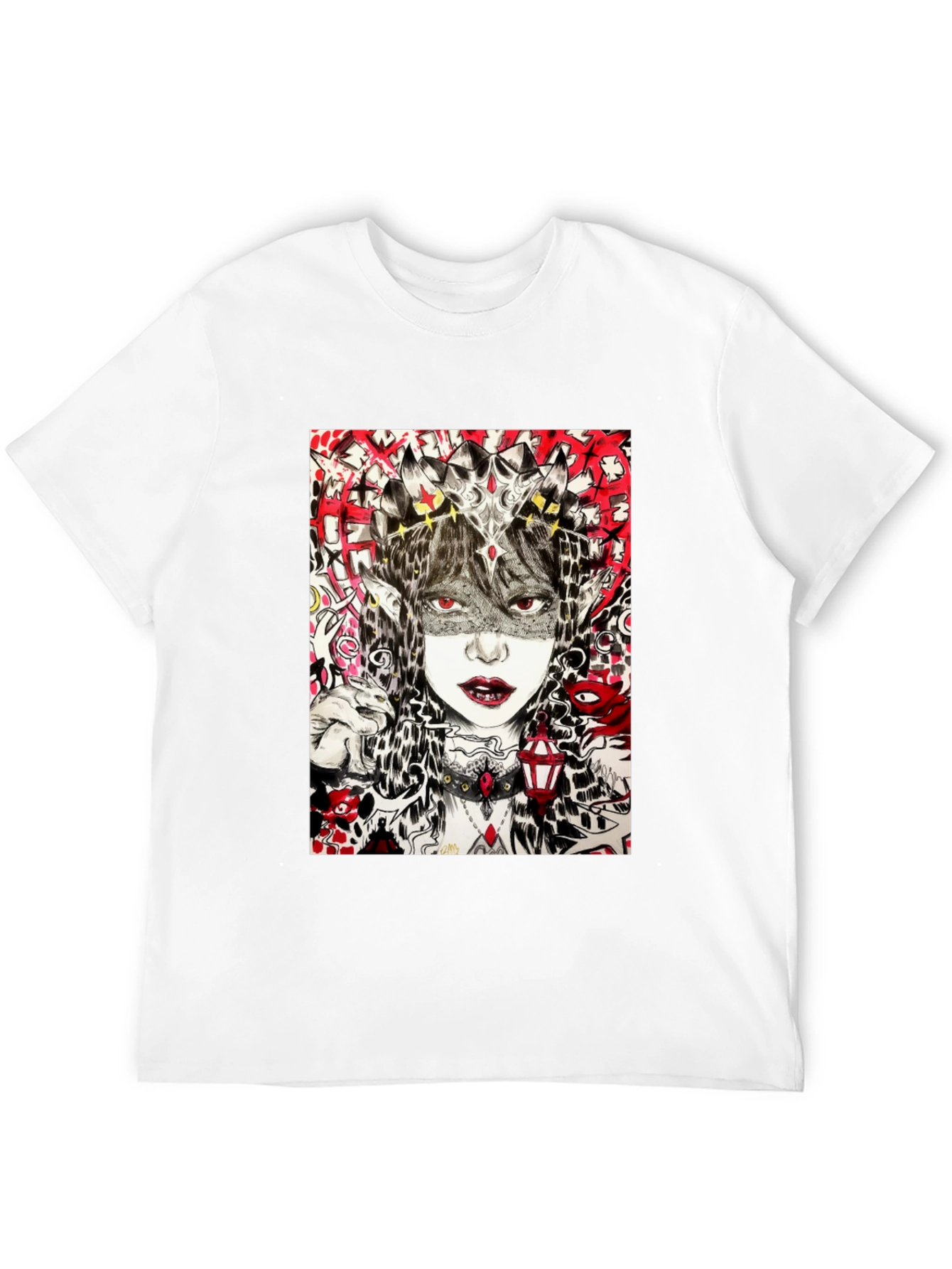 Edgy Graphic Tee - Black T-Shirt