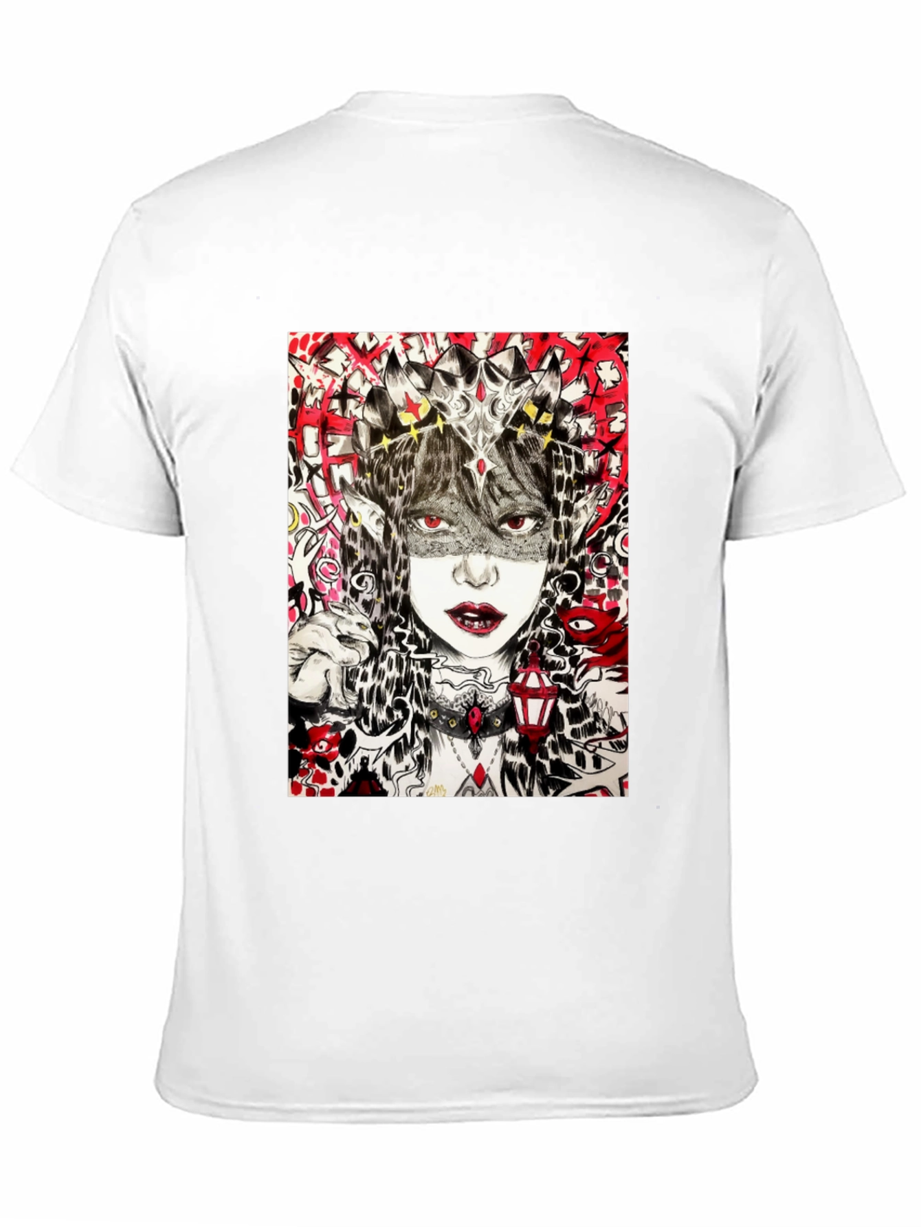 Edgy Graphic Tee - Black T-Shirt