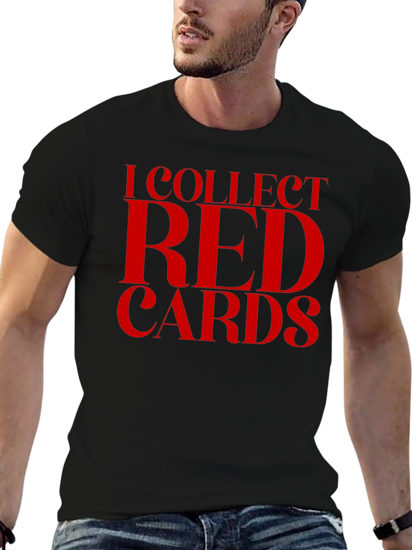 I Collect Red Cards Graphic T-Shirt