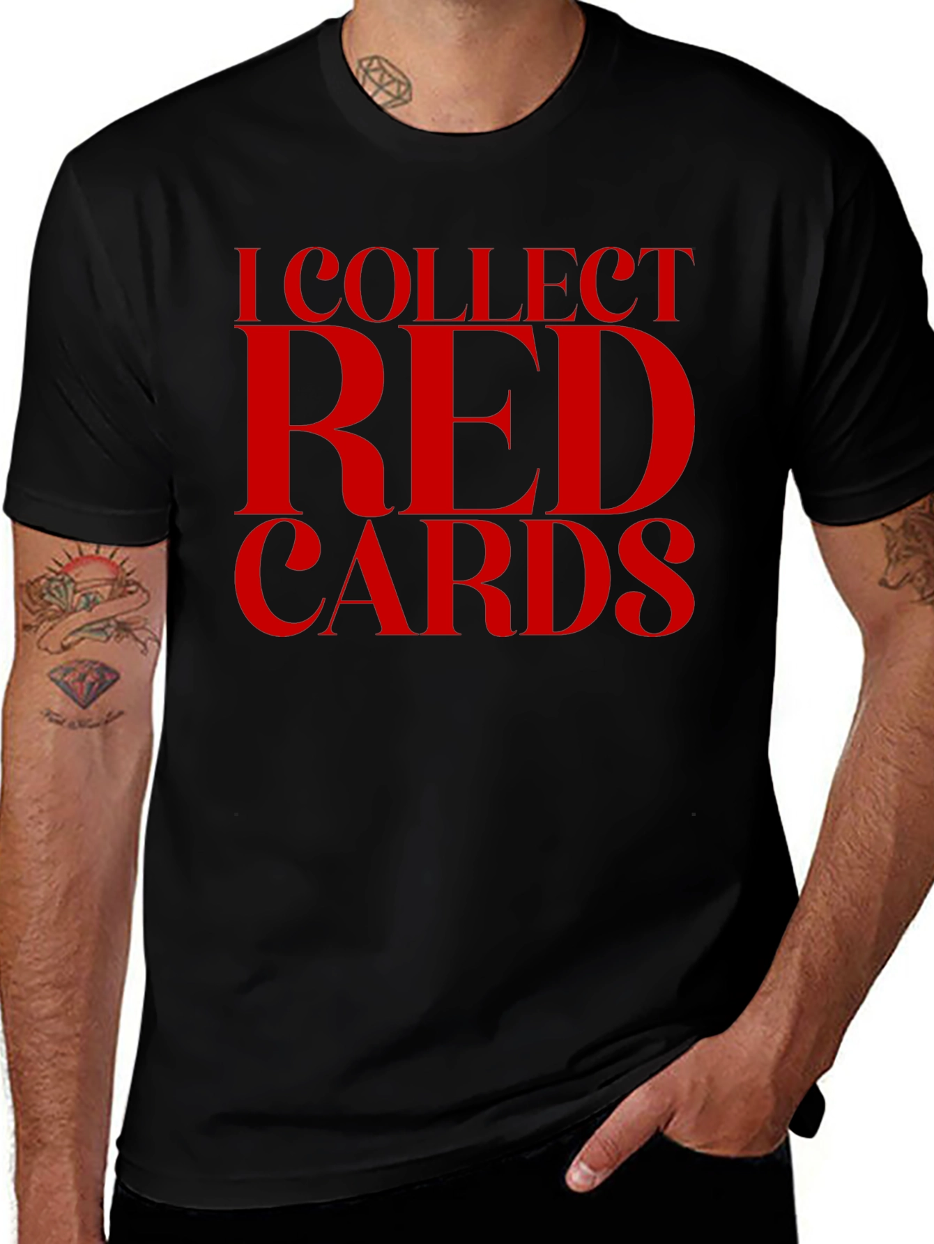 I Collect Red Cards Graphic T-Shirt