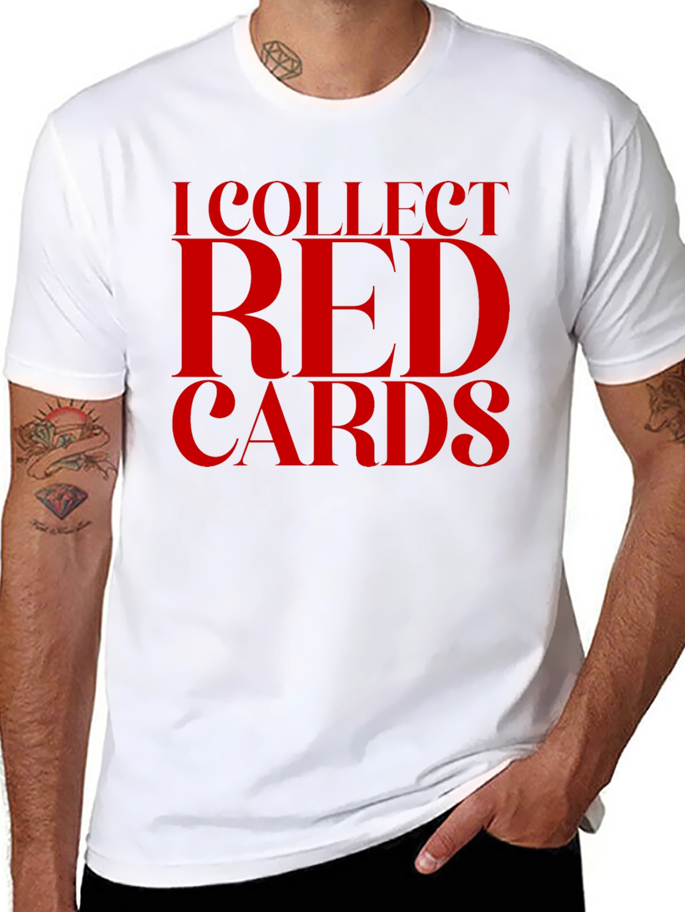 I Collect Red Cards Graphic T-Shirt