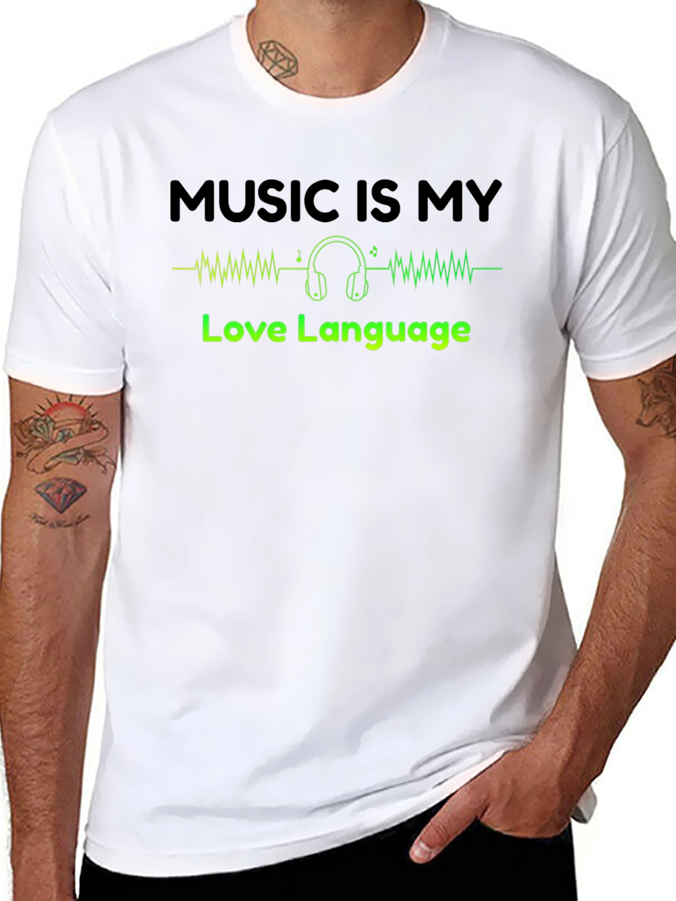 Music is My Love Language T-Shirt