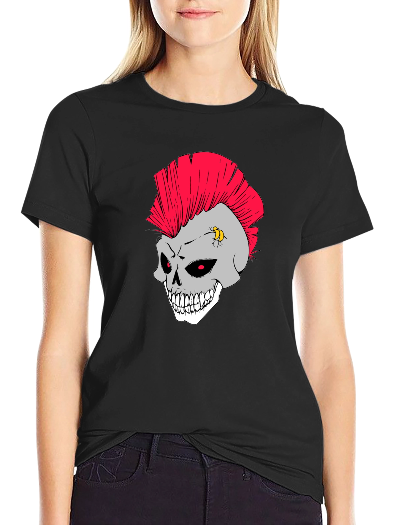 Skull Punk Rocker T-Shirt
