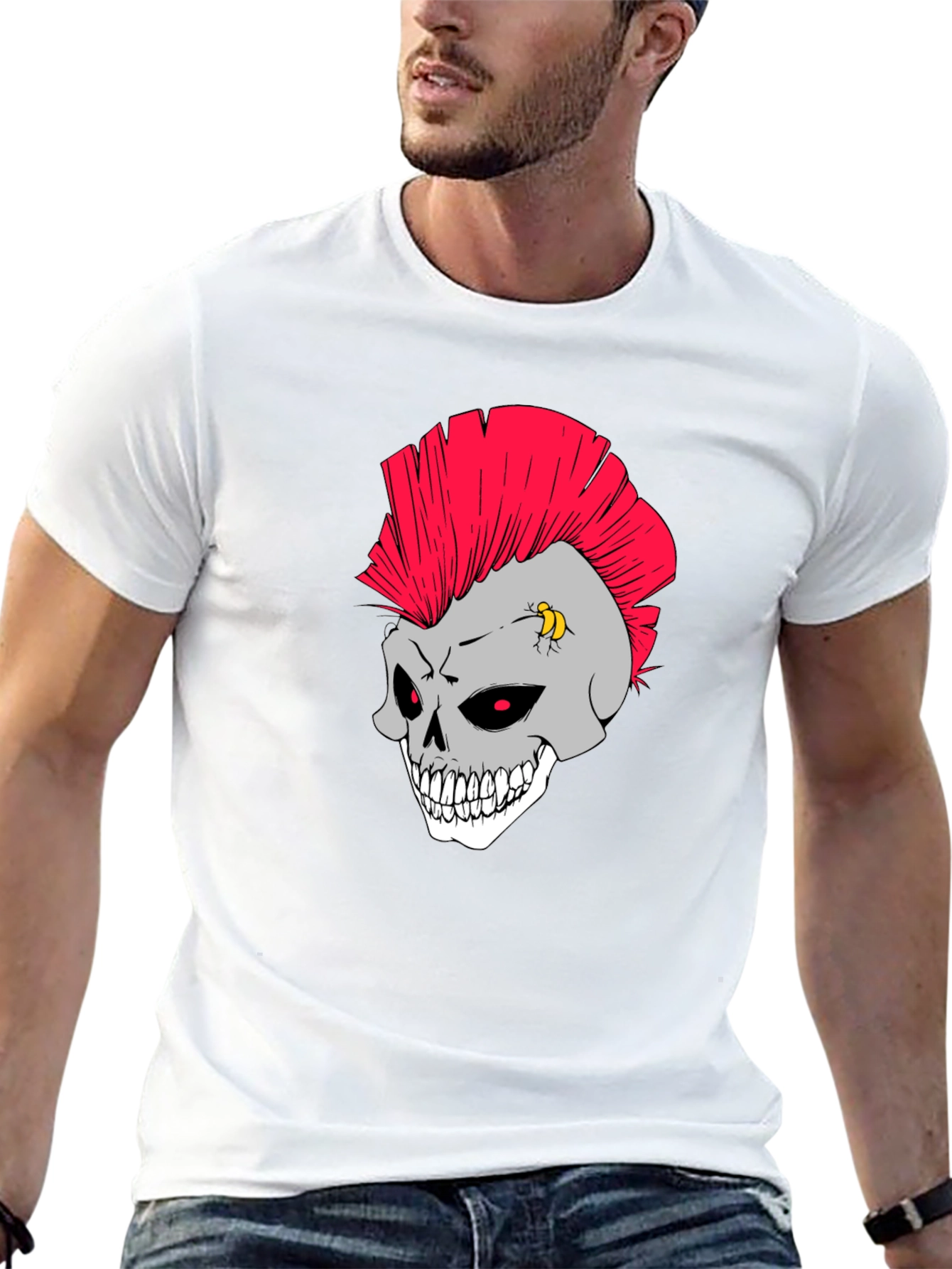 Skull Punk Rocker T-Shirt