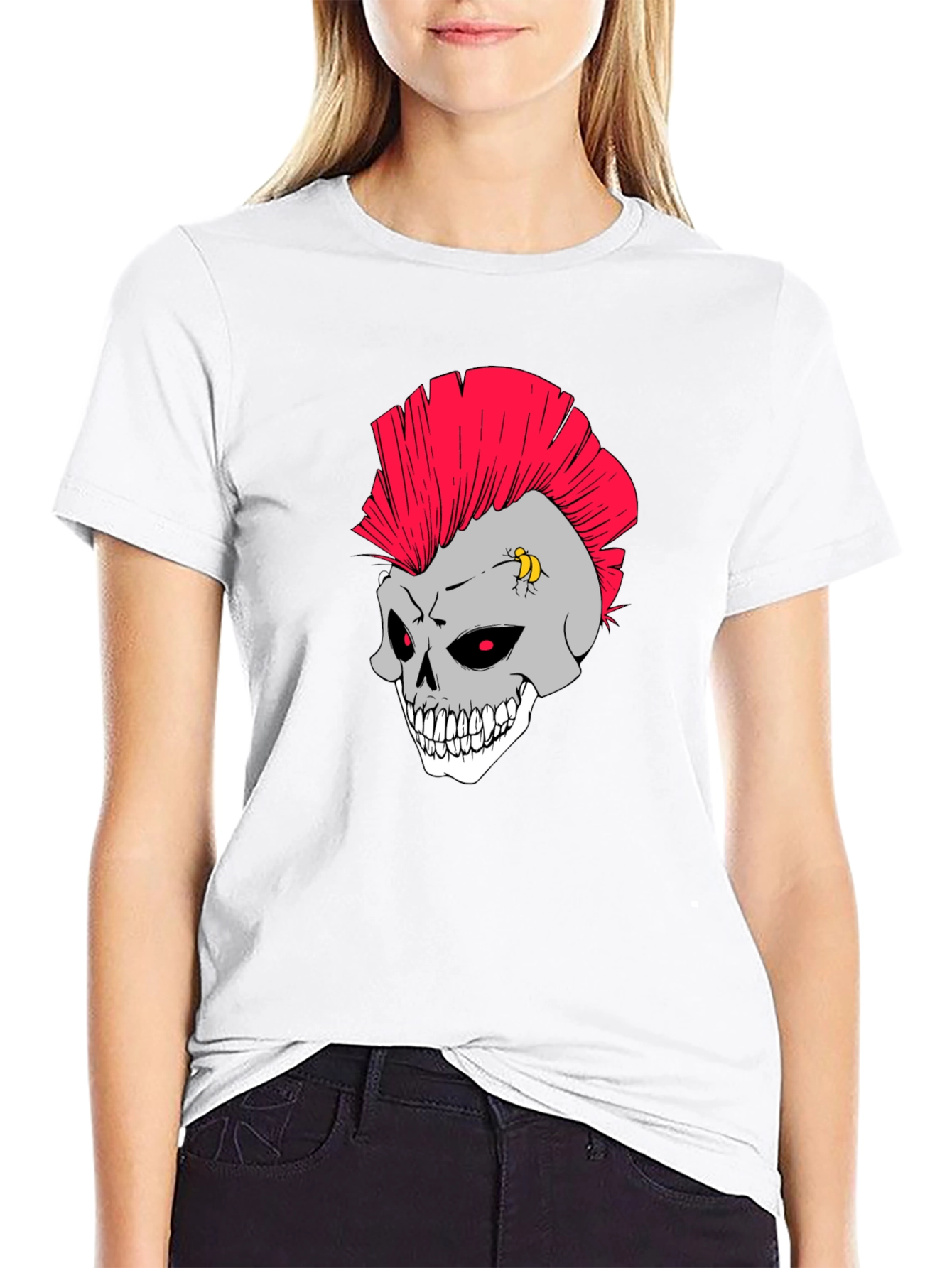 Skull Punk Rocker T-Shirt