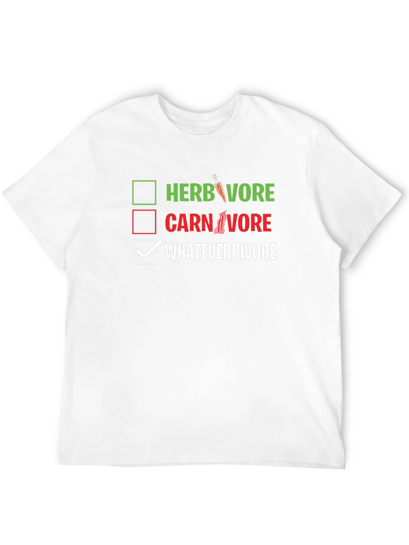 Whateverivore T-Shirt - Funny Food Choice Tee