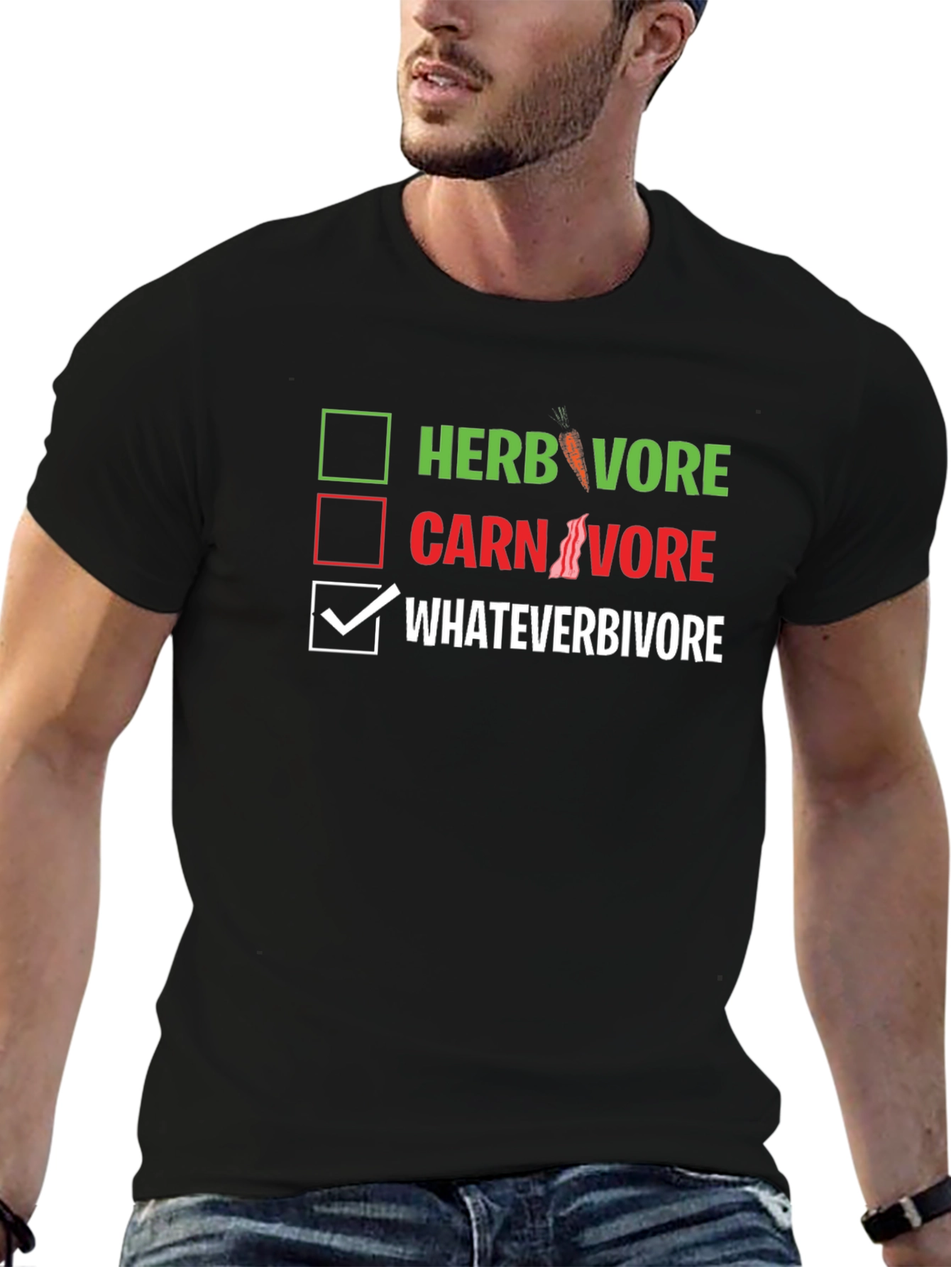 Whateverivore T-Shirt - Funny Food Choice Tee