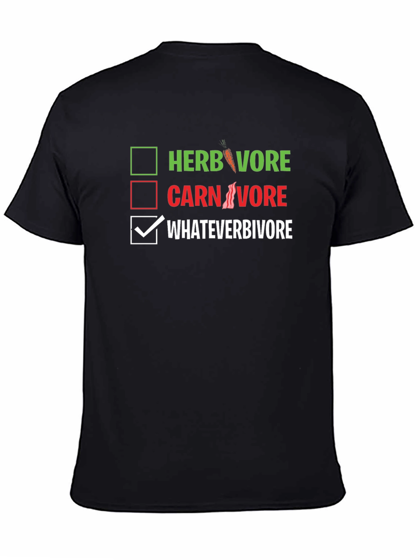 Whateverivore T-Shirt - Funny Food Choice Tee