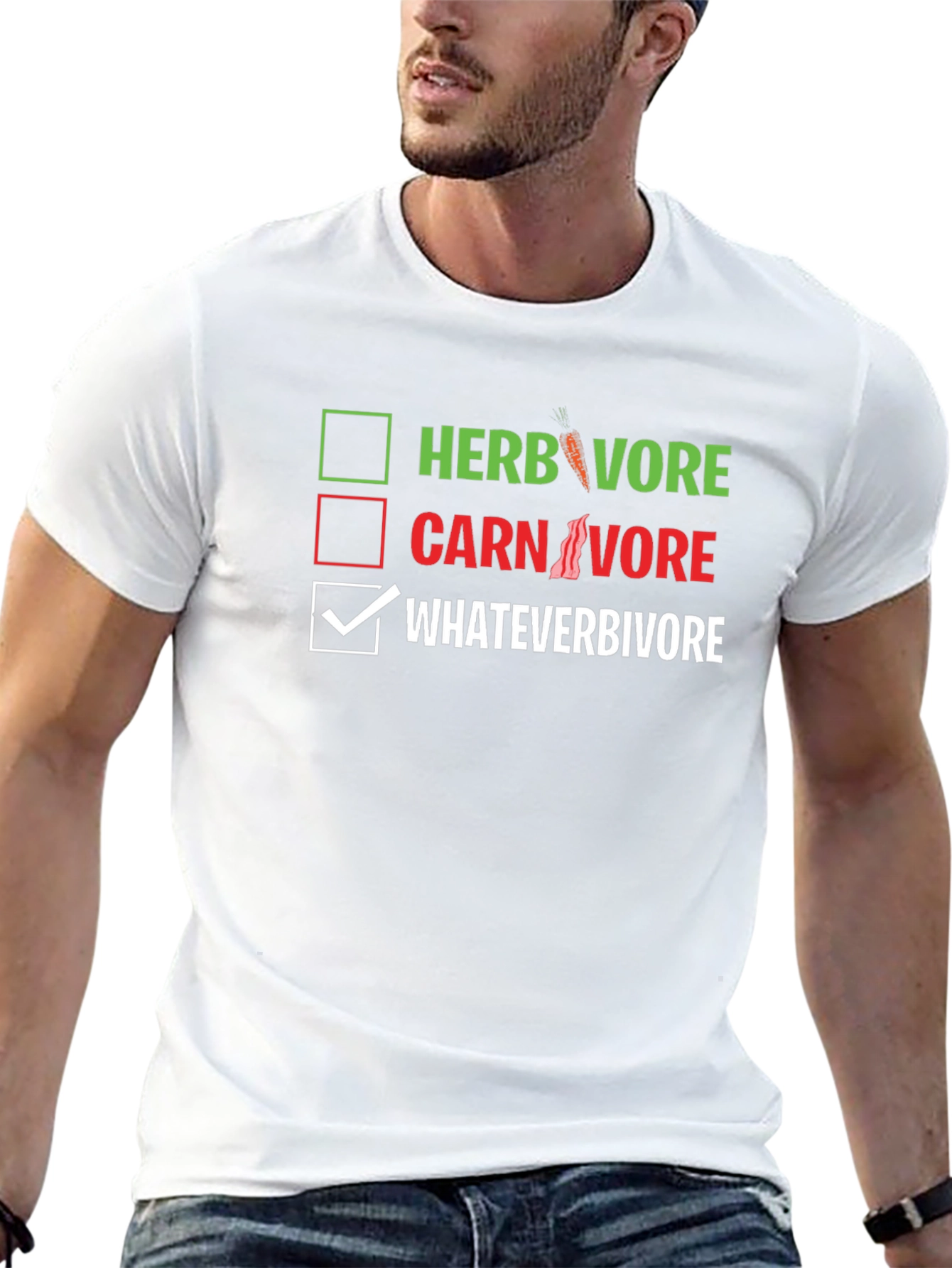 Whateverivore T-Shirt - Funny Food Choice Tee