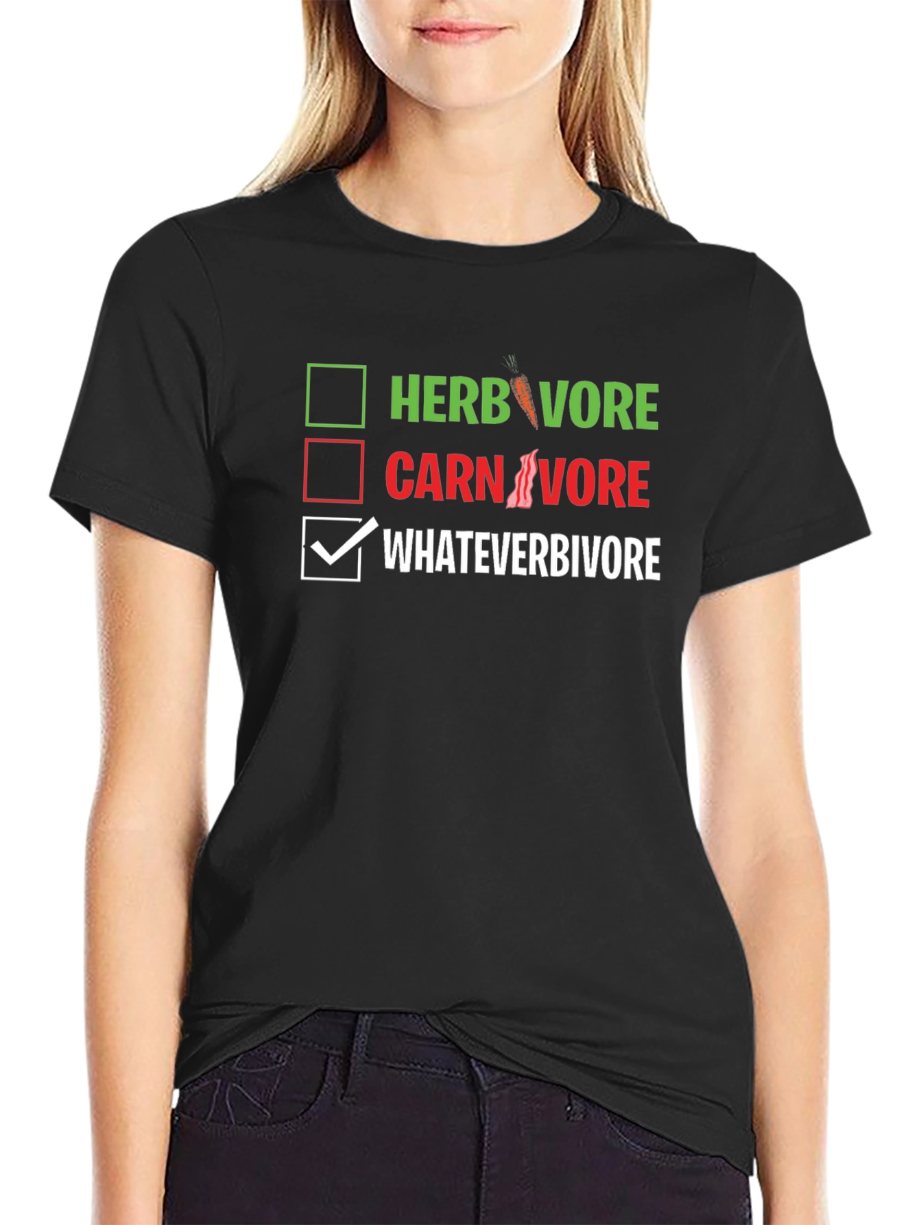 Whateverivore T-Shirt - Funny Food Choice Tee
