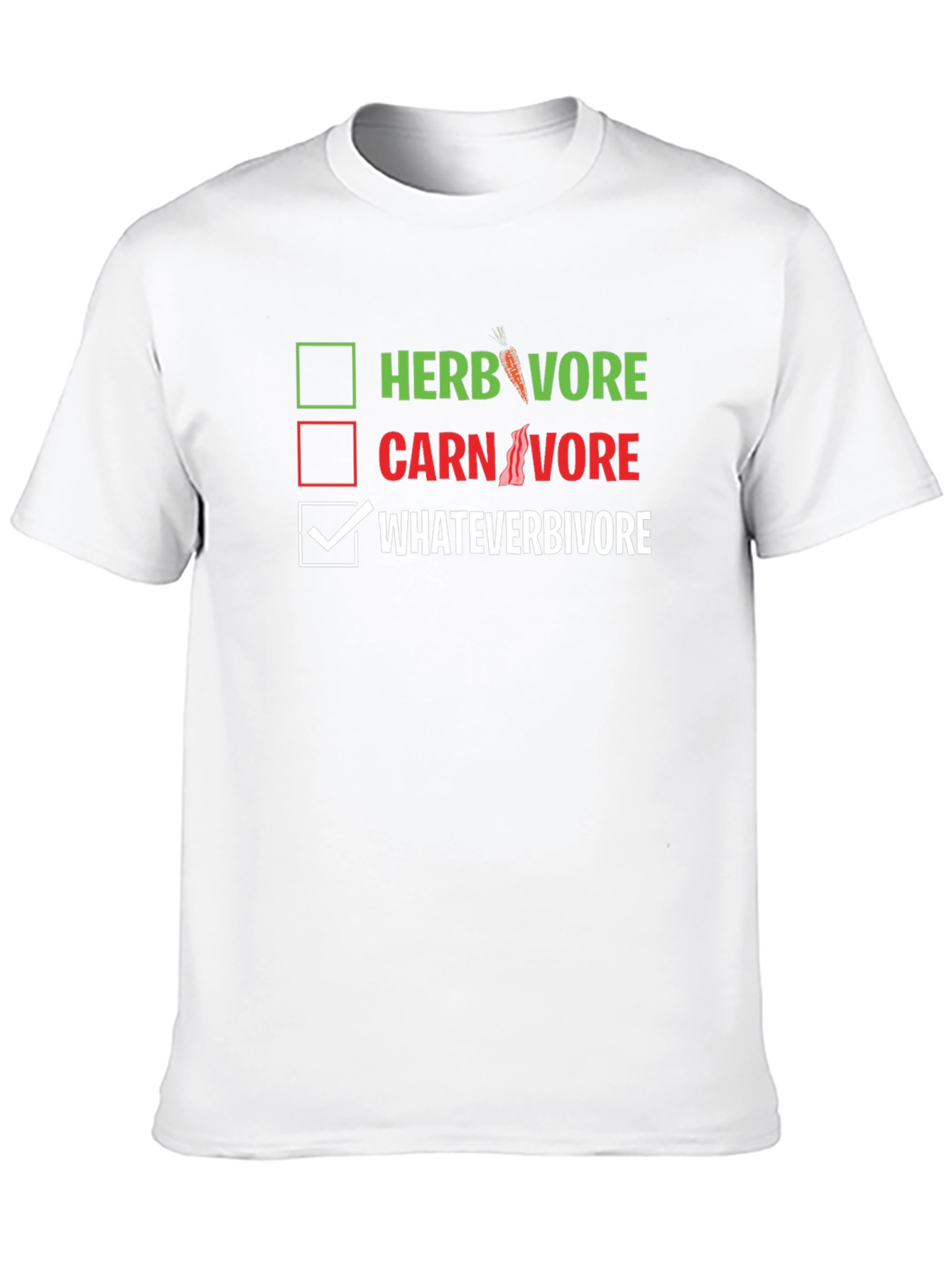 Whateverivore T-Shirt - Funny Food Choice Tee