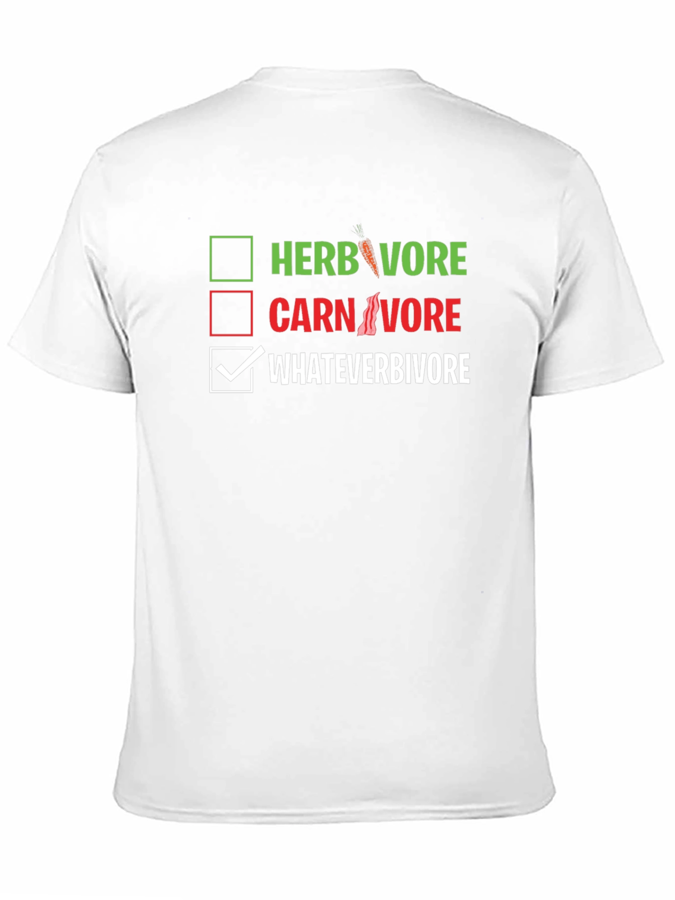 Whateverivore T-Shirt - Funny Food Choice Tee