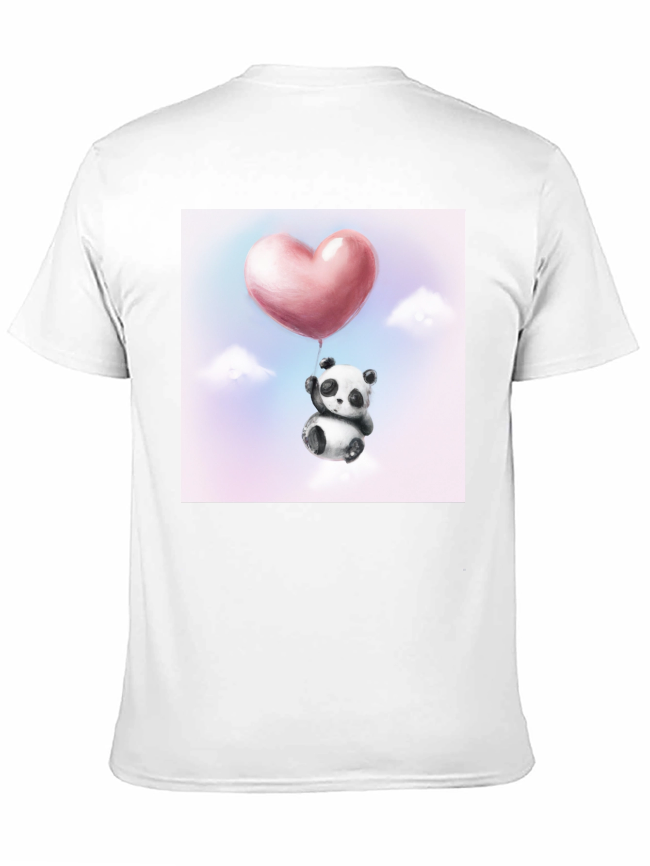 Panda Heart Balloon Graphic Tee