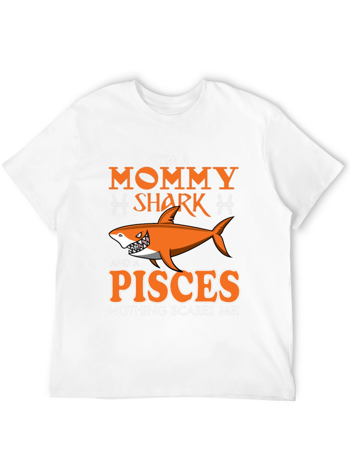 Mommy Shark Pisces Graphic T-Shirt - Zodiac Sign Tee