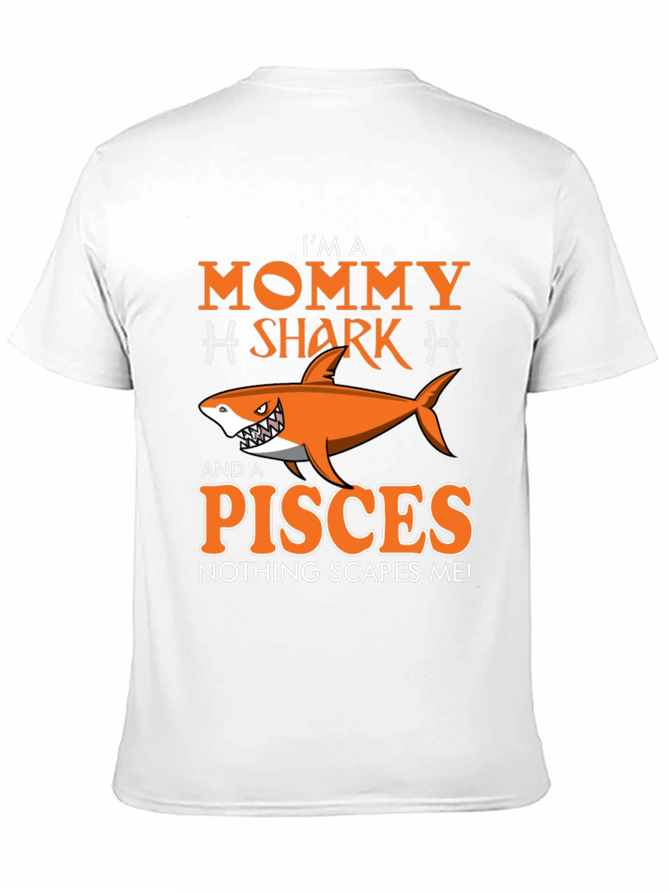 Mommy Shark Pisces Graphic T-Shirt - Zodiac Sign Tee