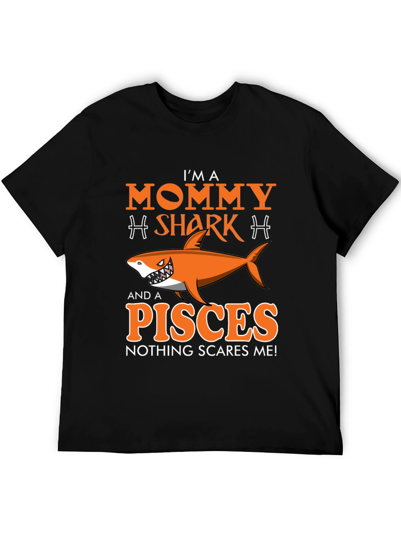 Mommy Shark Pisces Graphic T-Shirt - Zodiac Sign Tee